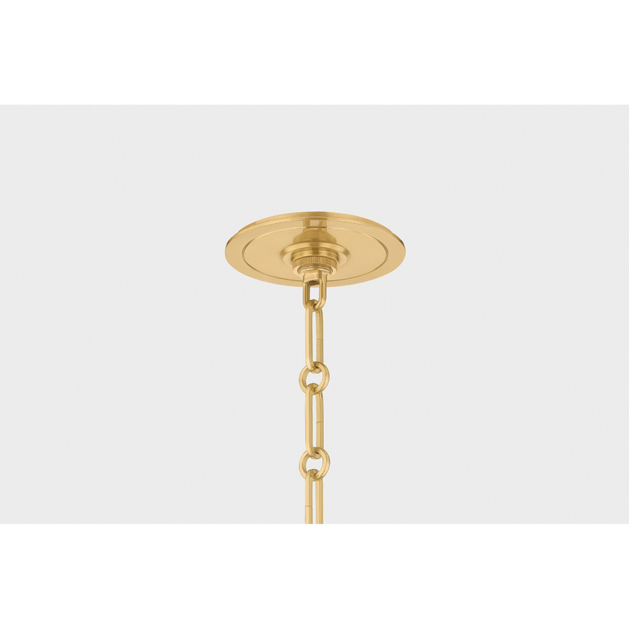 Highclere 1-Light Pendant in Aged Brass by Mark D. Sikes 17.75W x 14.5H (MDS2405-AGB/FBL)
