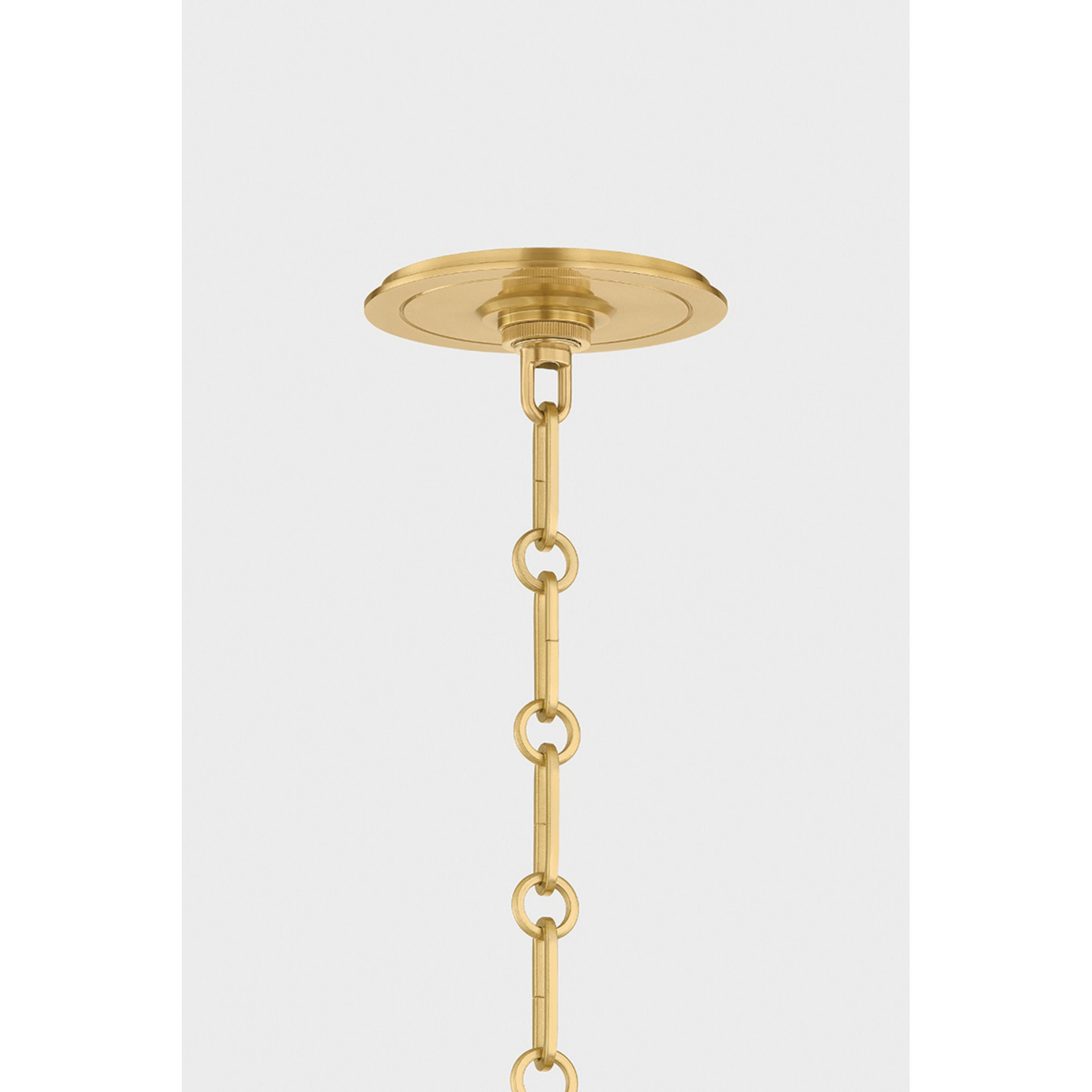 Highclere 1-Light Pendant in Aged Brass by Mark D. Sikes 17.75W x 14.5H (MDS2405-AGB)