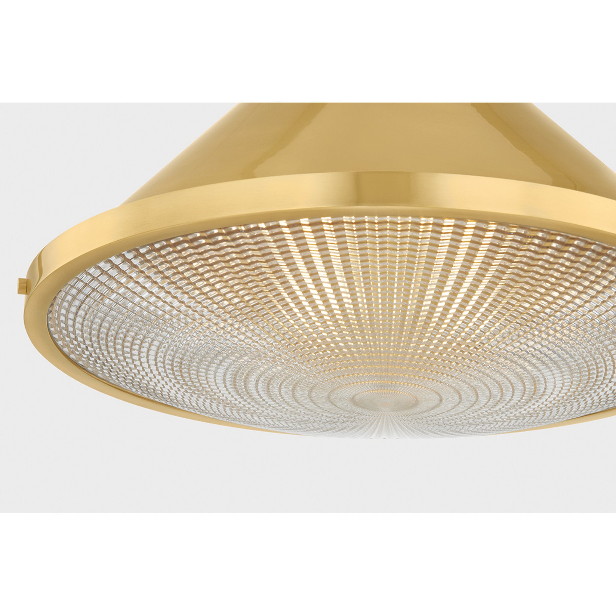 Highclere 1-Light Pendant in Aged Brass by Mark D. Sikes 17.75W x 14.5H (MDS2405-AGB)