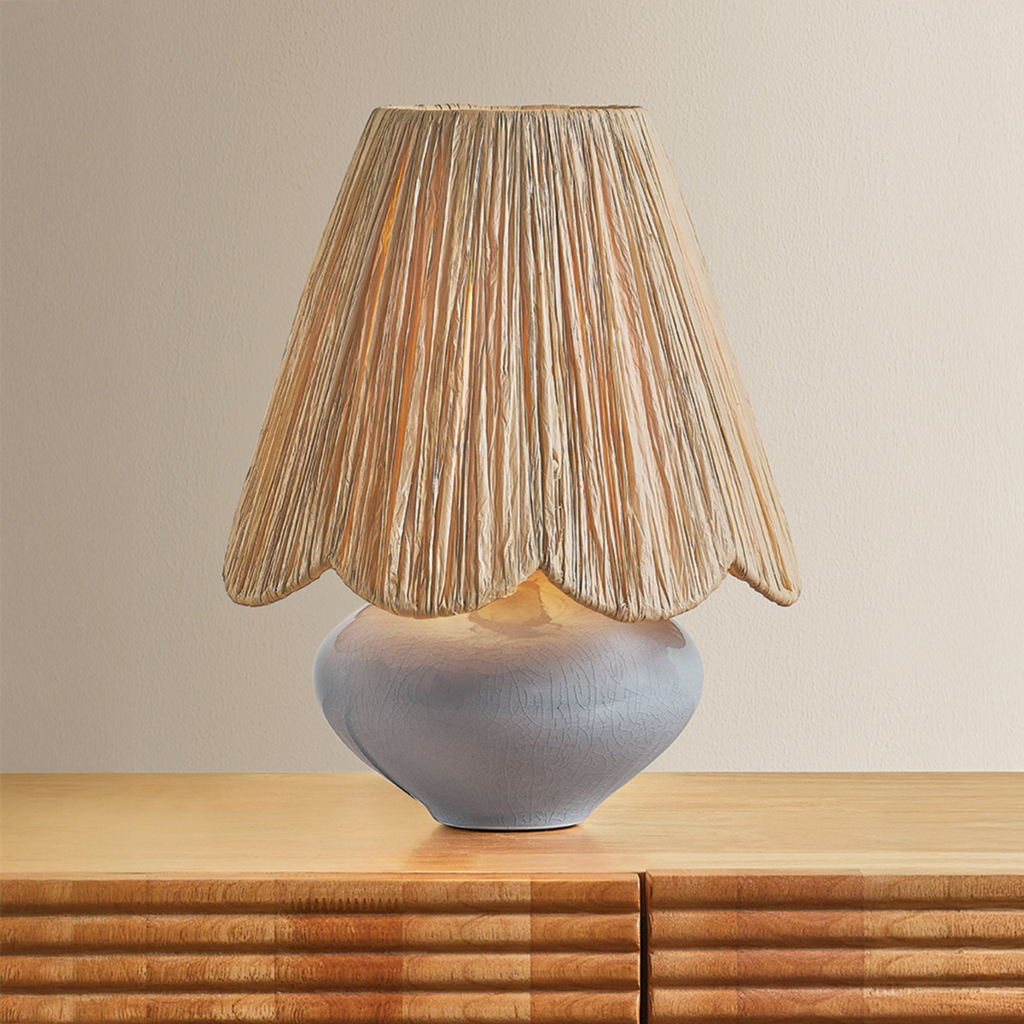 Cailyn 1-Light Table Lamp in Aged Brass 10W x 12.5H
