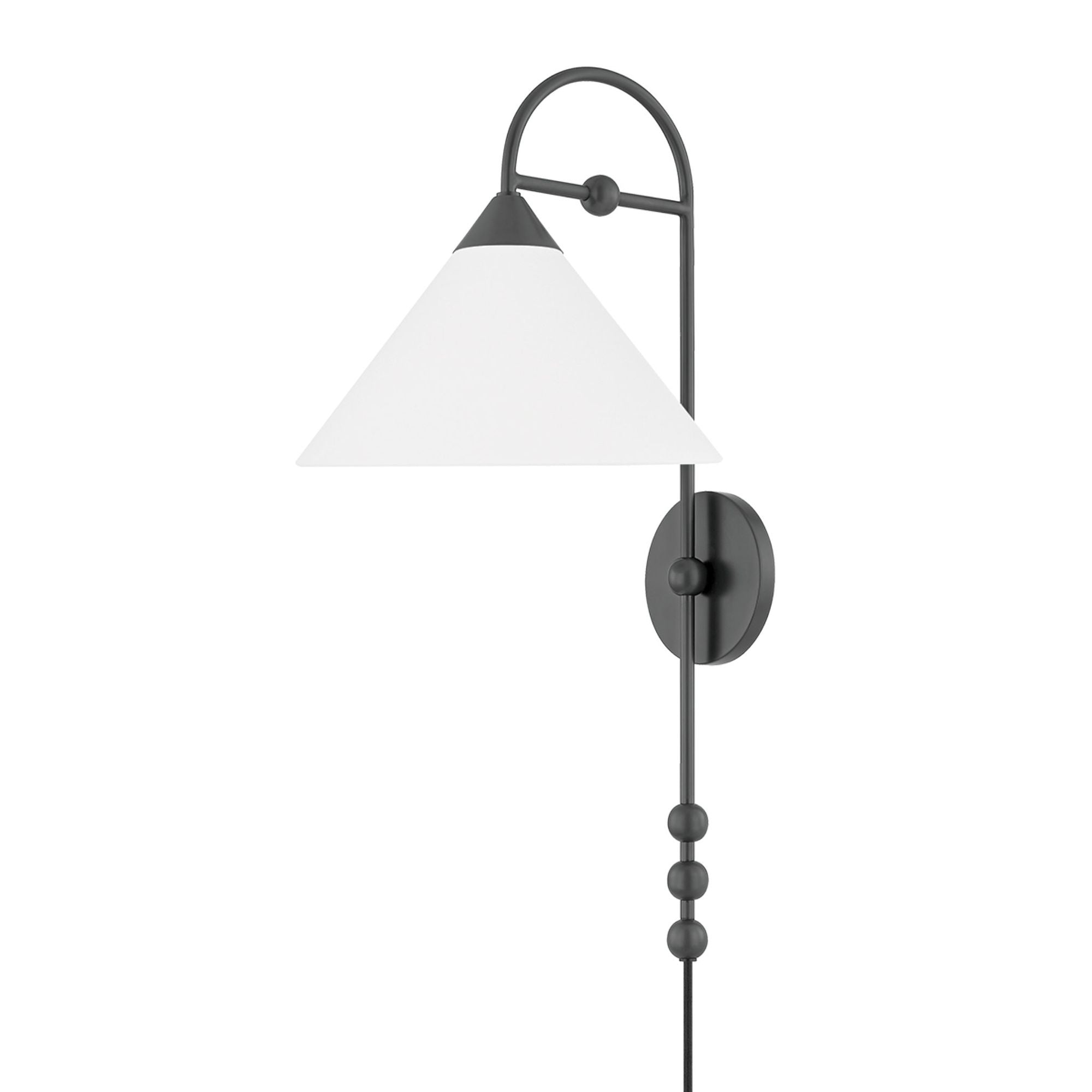 SANG 1-Light Wall Sconce in  Old Bronze by  DABITO 10.5L x 10.5W x 23.25H