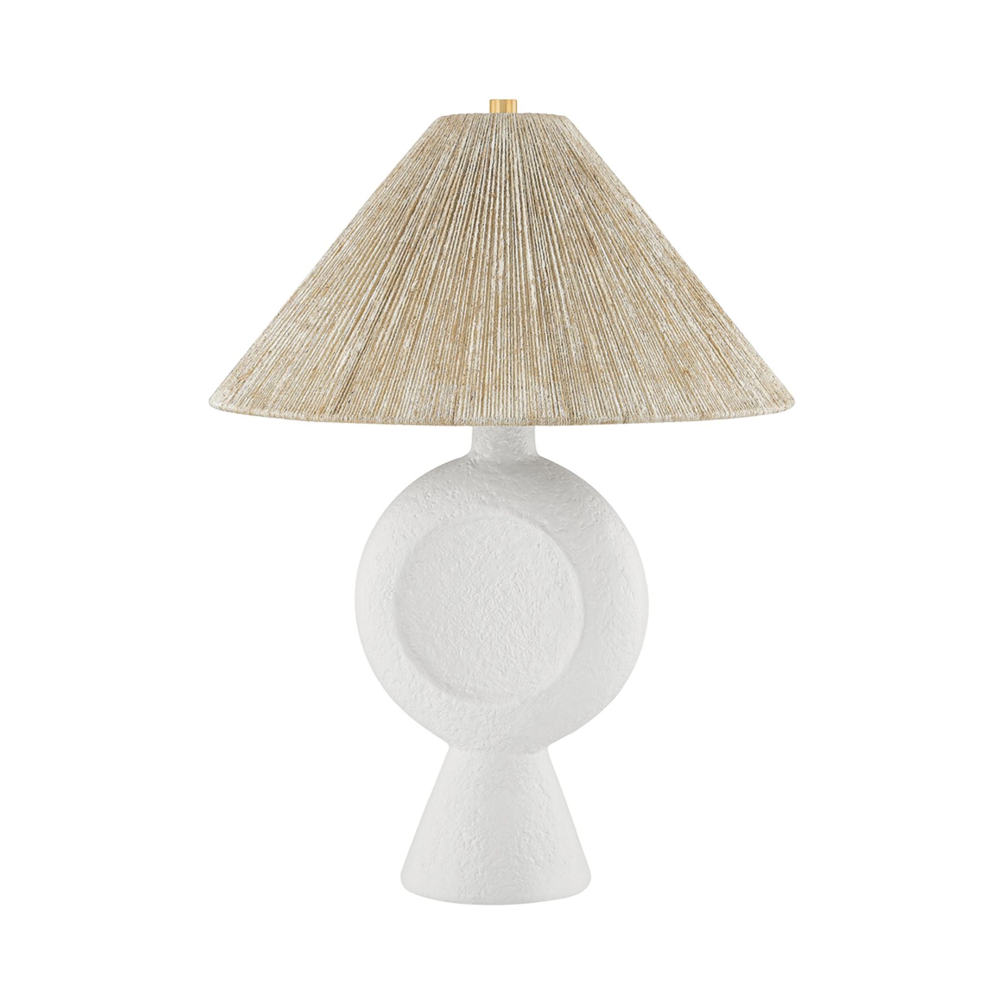 Centella 1-Light Table Lamp in Aged Brass by Dabito 18W x 24.25H
