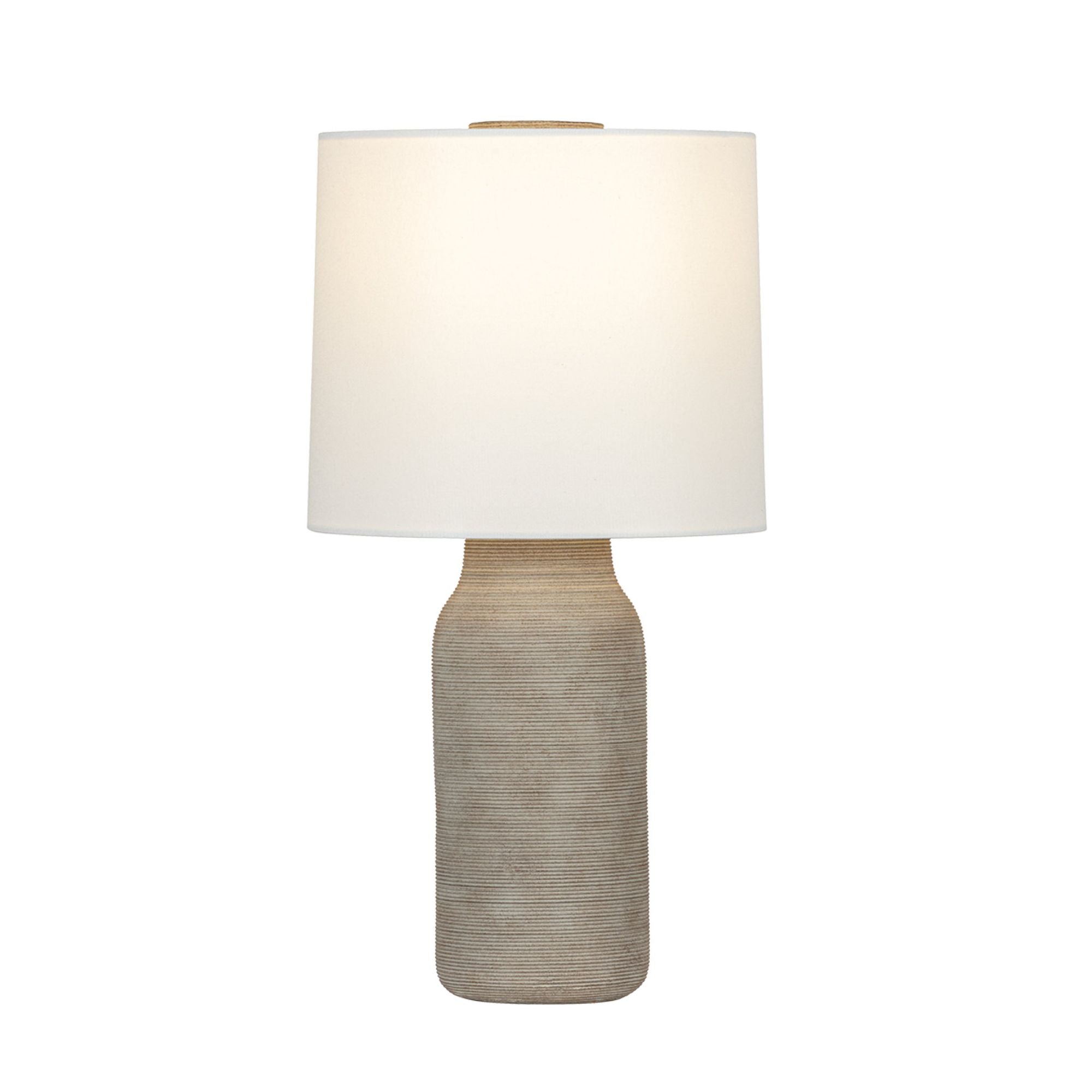 Stassi 1-Light Table Lamp in Aged Brass 14W x 26.5H