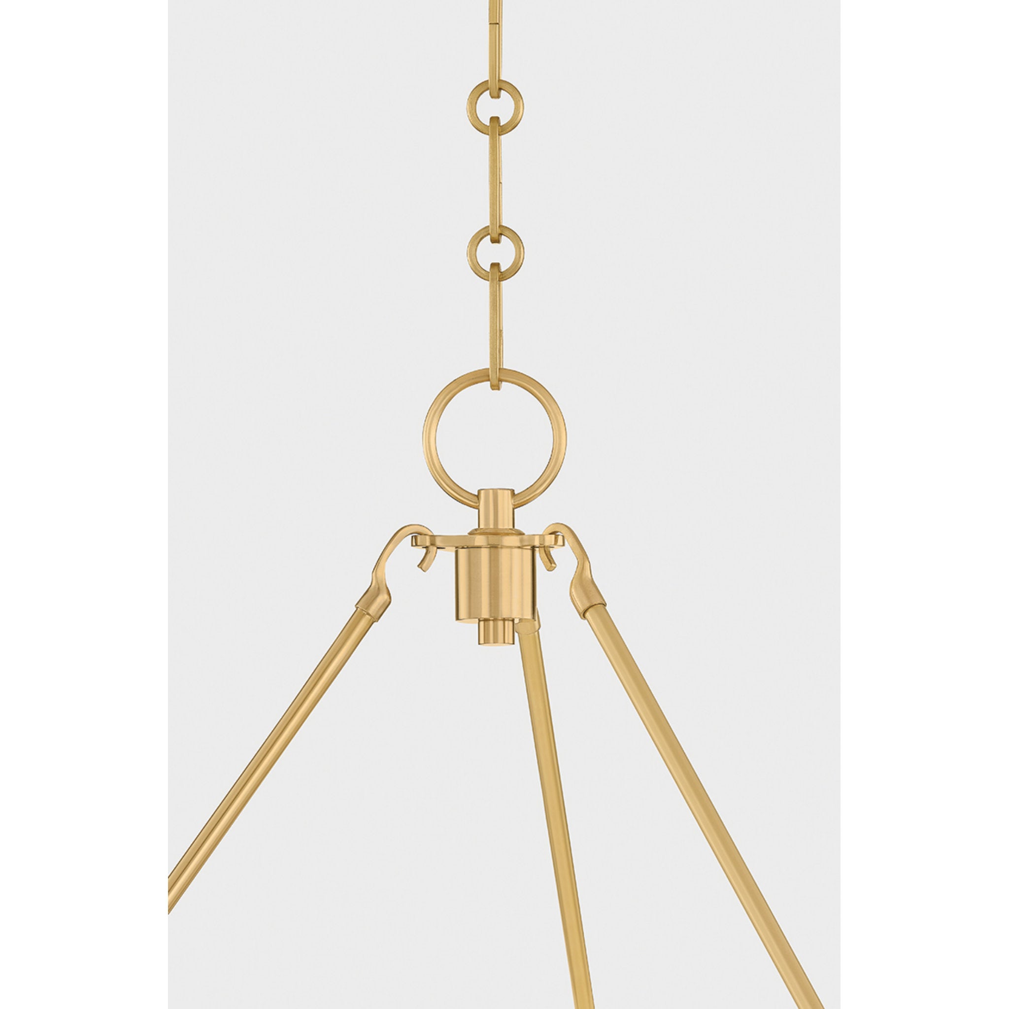 Howard 6-Light Chandelier in Aged Brass by Mark D. Sikes 32.75W x 23H (MDS1800-AGB)
