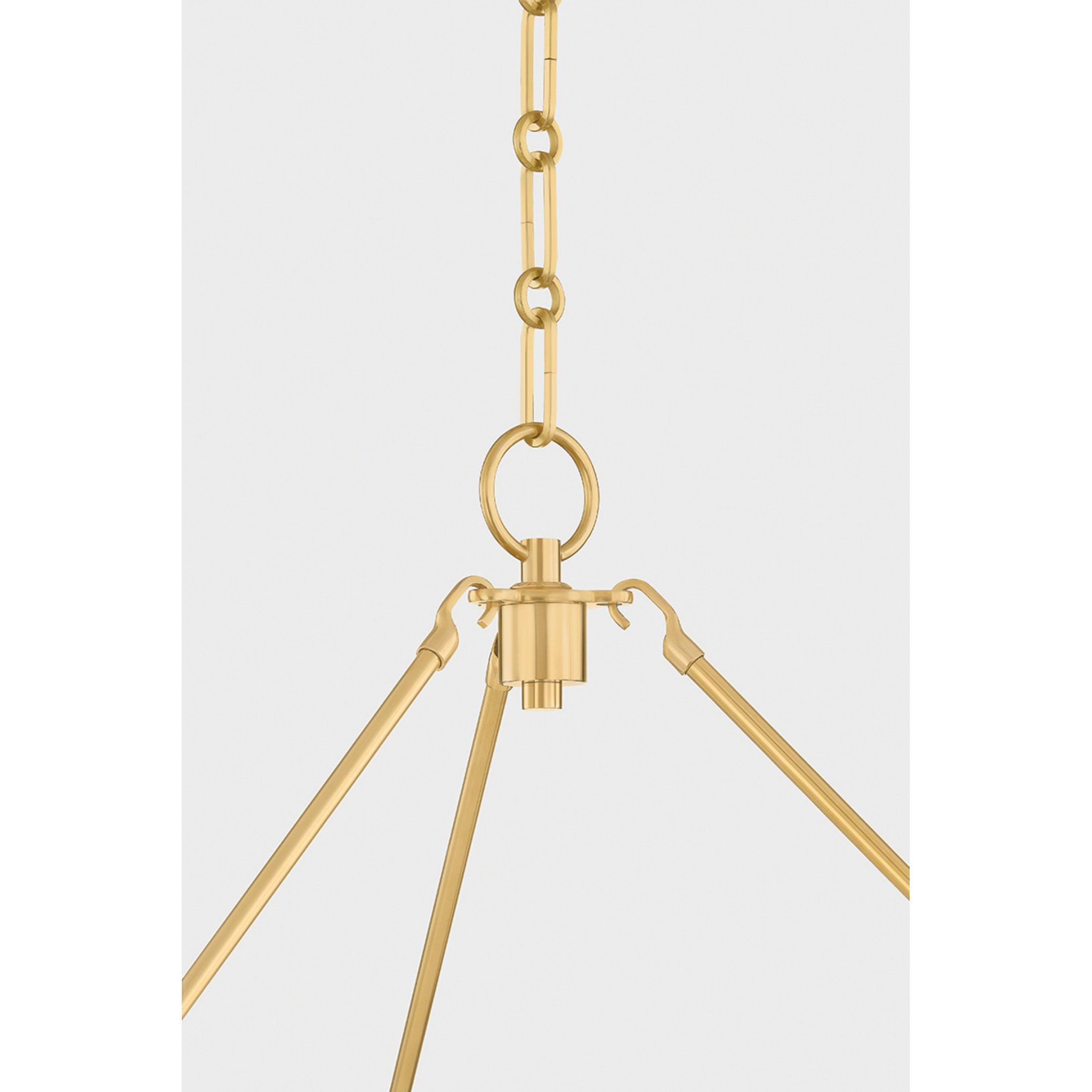 Howard 9-Light Chandelier in Aged Brass by Mark D. Sikes 50W x 26H (MDS1801-AGB)