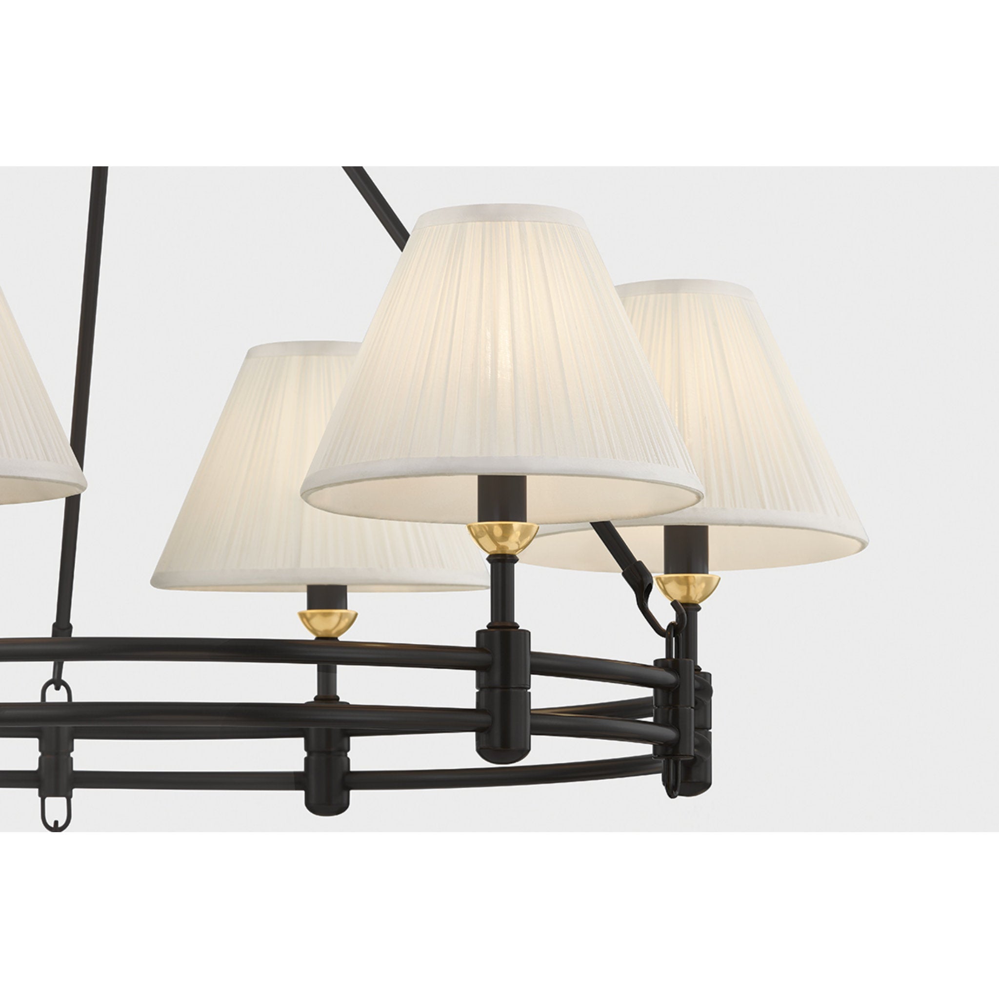 Howard 15-Light Chandelier in Aged Brass by Mark D. Sikes 50W x 35.75H (MDS1802-AGB/DB)