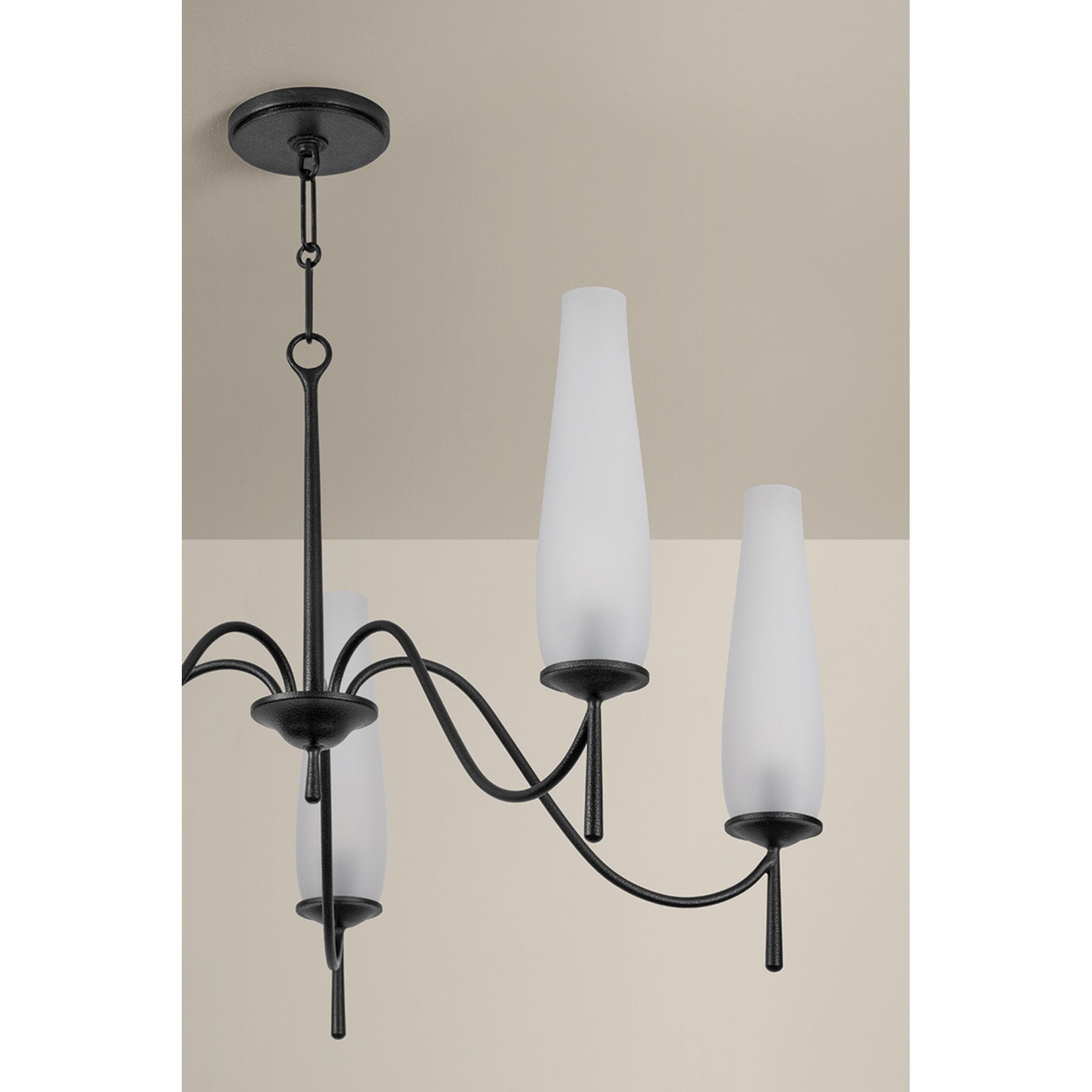 Legacy 5-Light Chandelier in Forged Iron by Lauren Liess 36W x 22H
