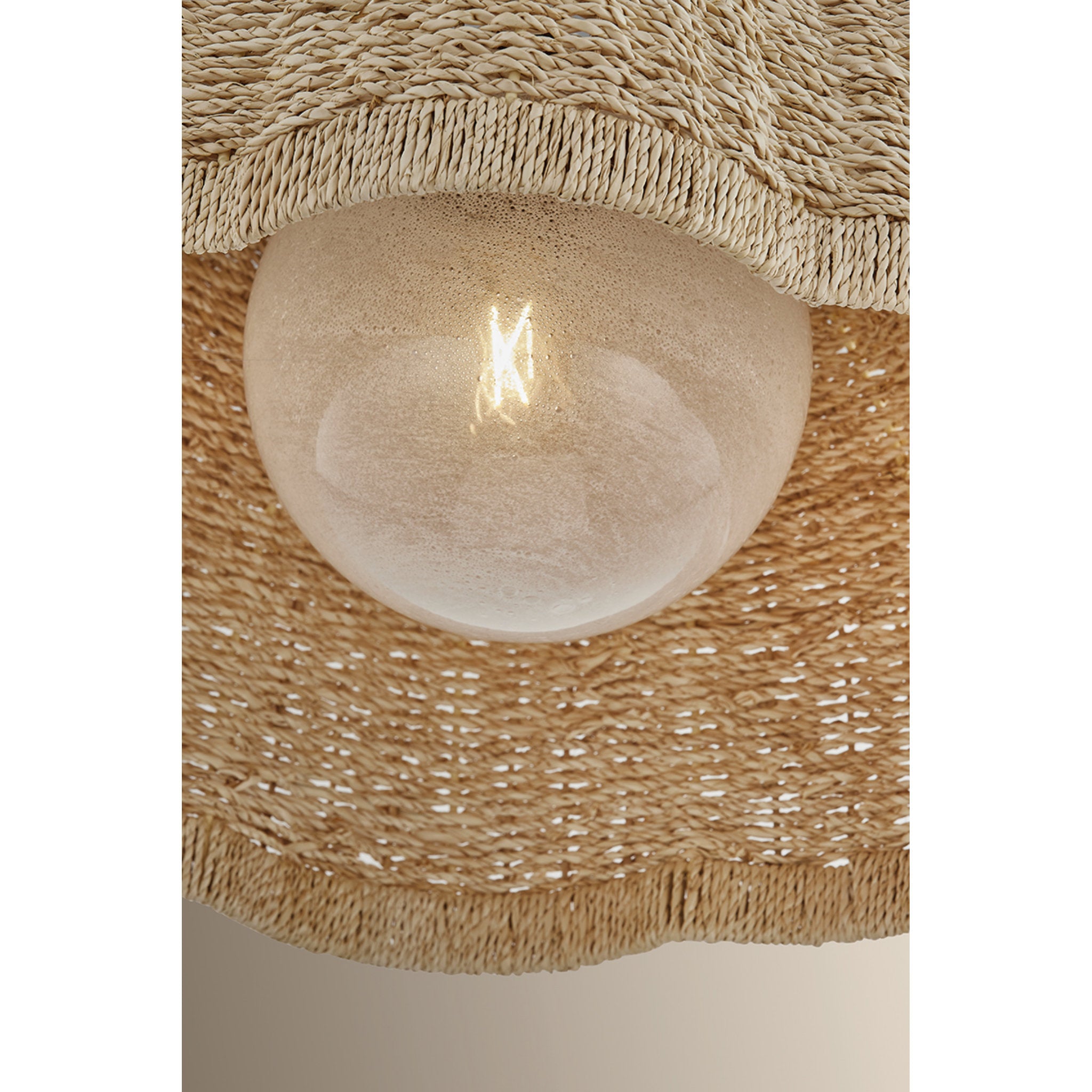 Jack 1-Light Pendant in Patina Brass 24W x 14H