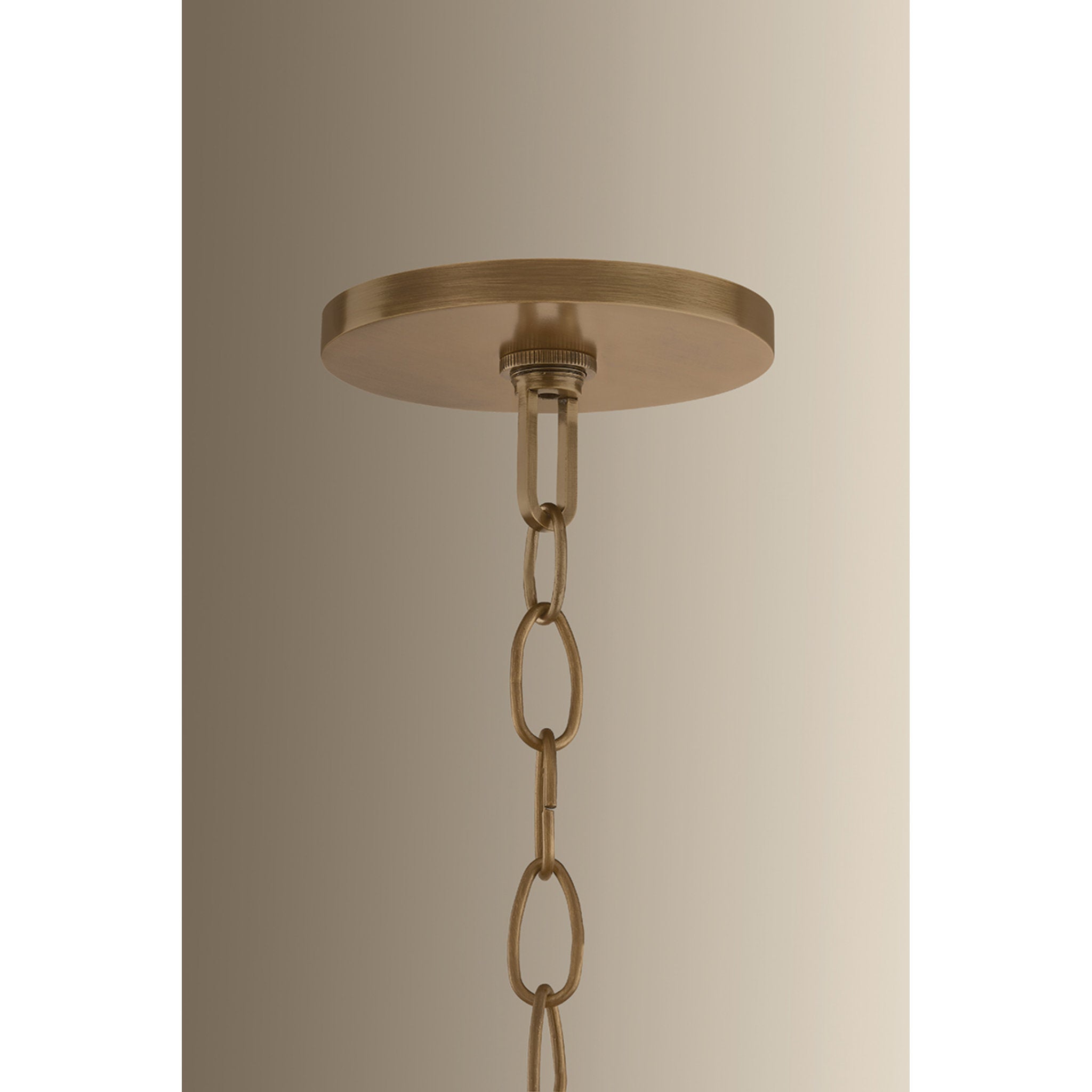 Jack 1-Light Pendant in Patina Brass 36W x 18H
