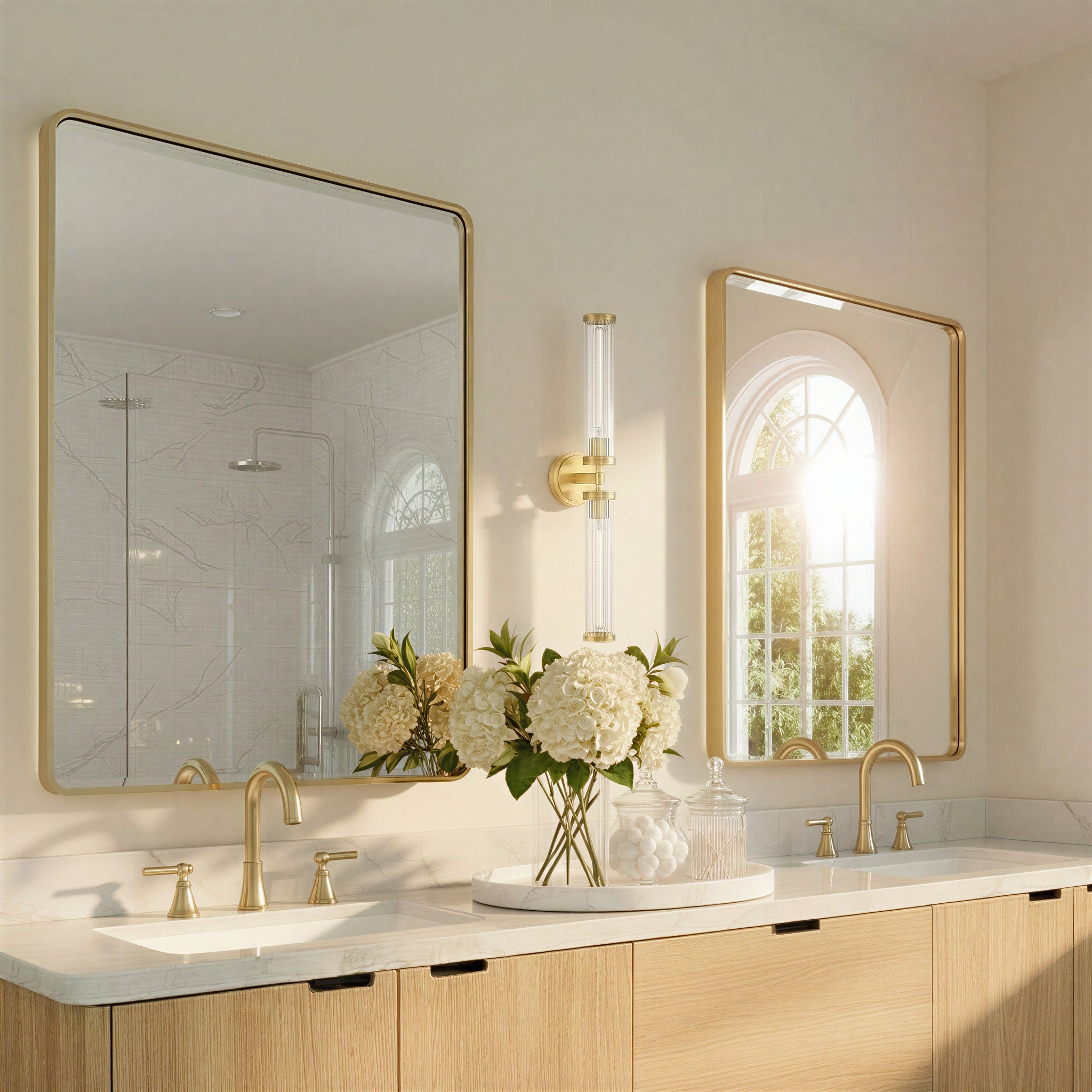 Jarvis 29'' LED Aged Brass Sconce Gold 29"W x 5"H x 5.75"D