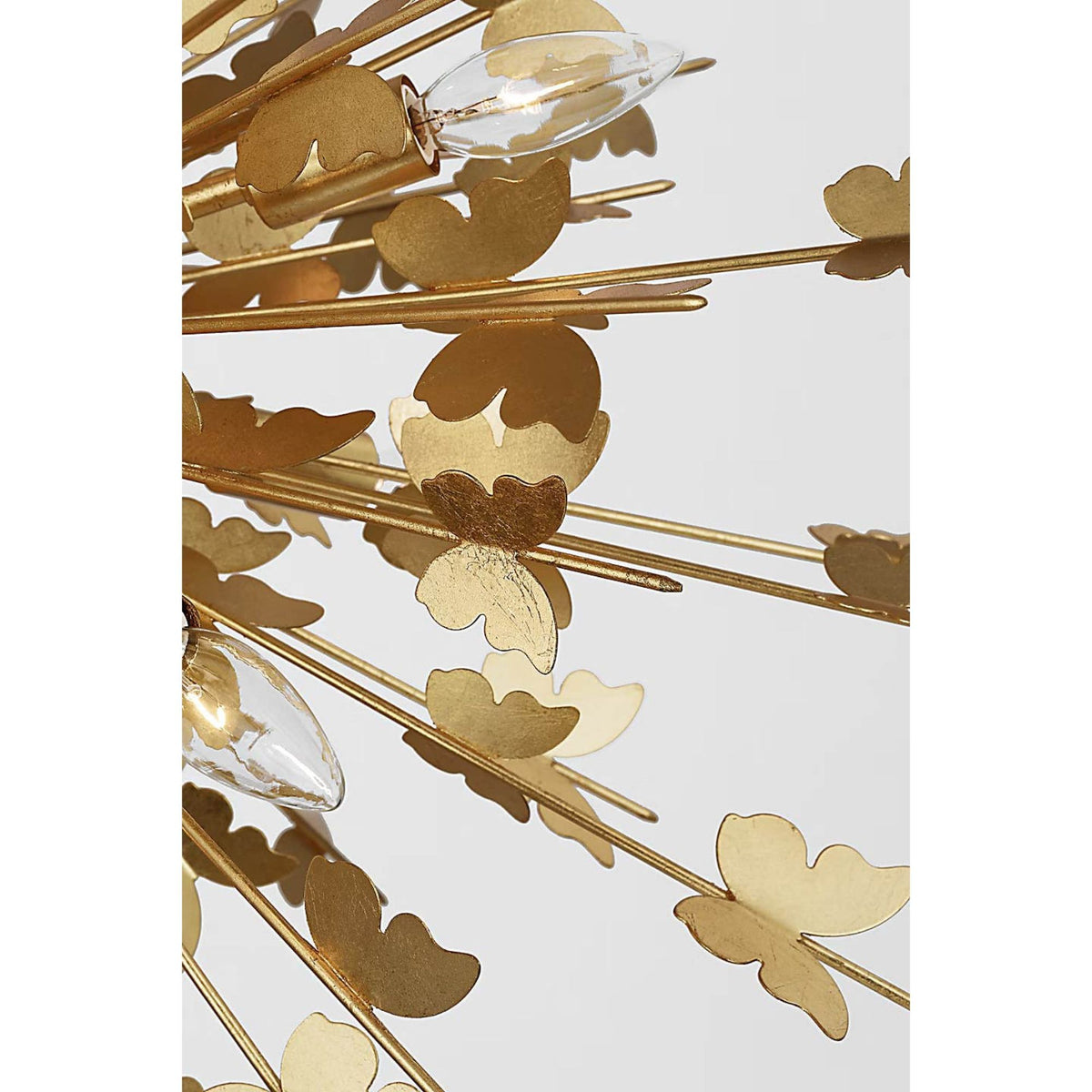 Julie Neill Farfalle Medium Chandelier in Gild W30"