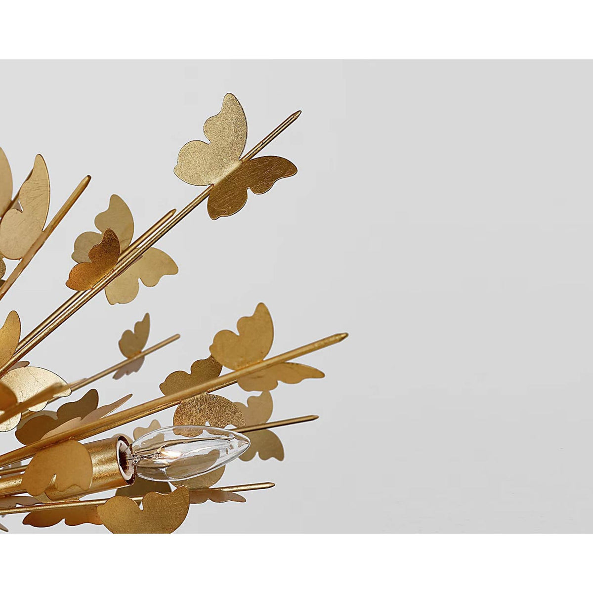 Julie Neill Farfalle Medium Chandelier in Gild W30"