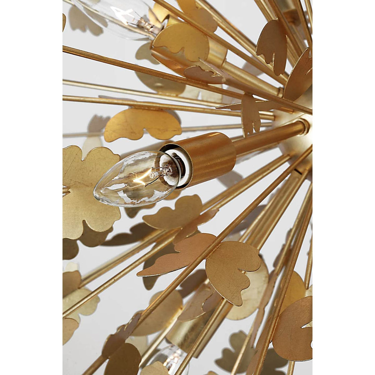 Julie Neill Farfalle Medium Chandelier in Gild W30"