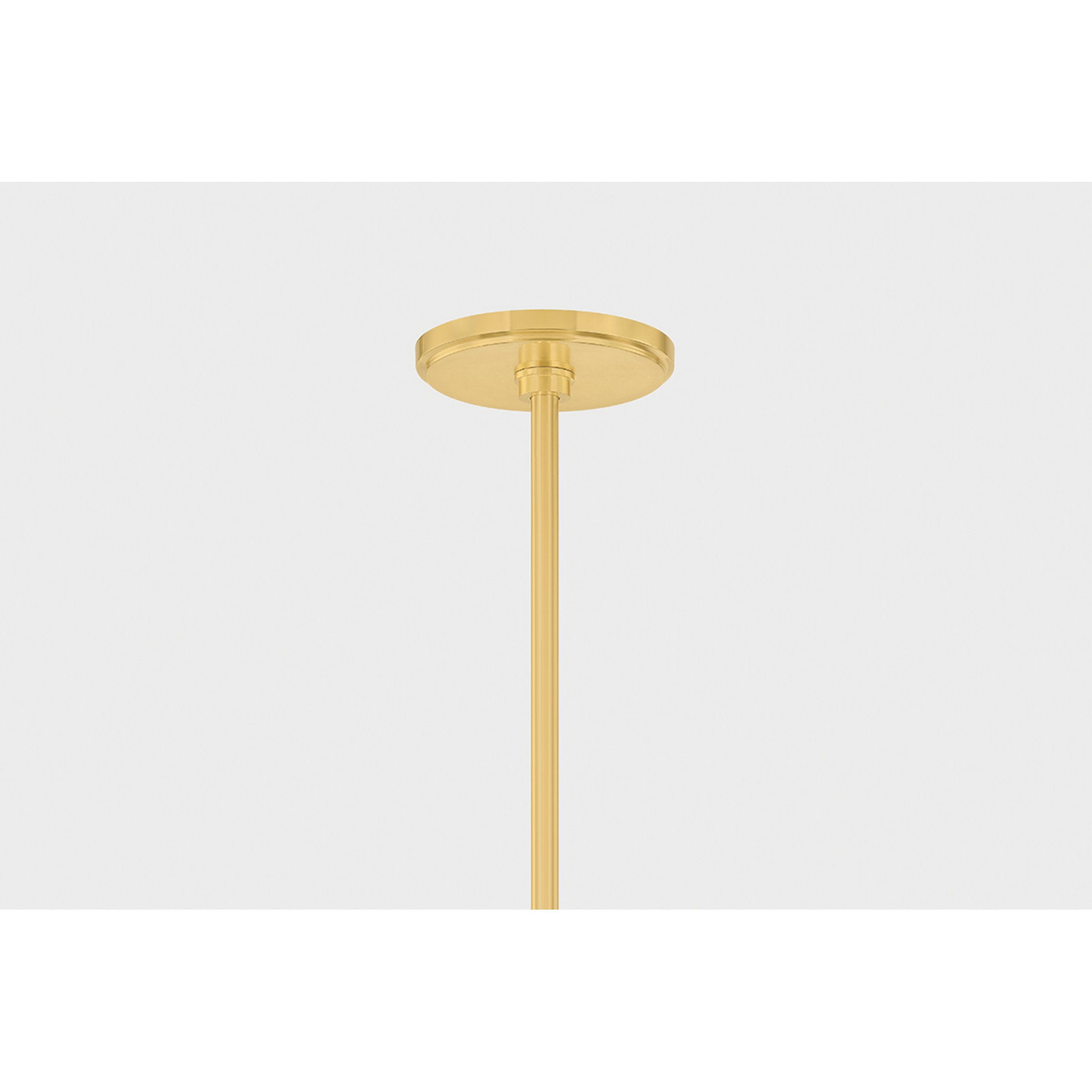Johnson 6-Light Chandelier in Aged Brass 56W x 8.75H