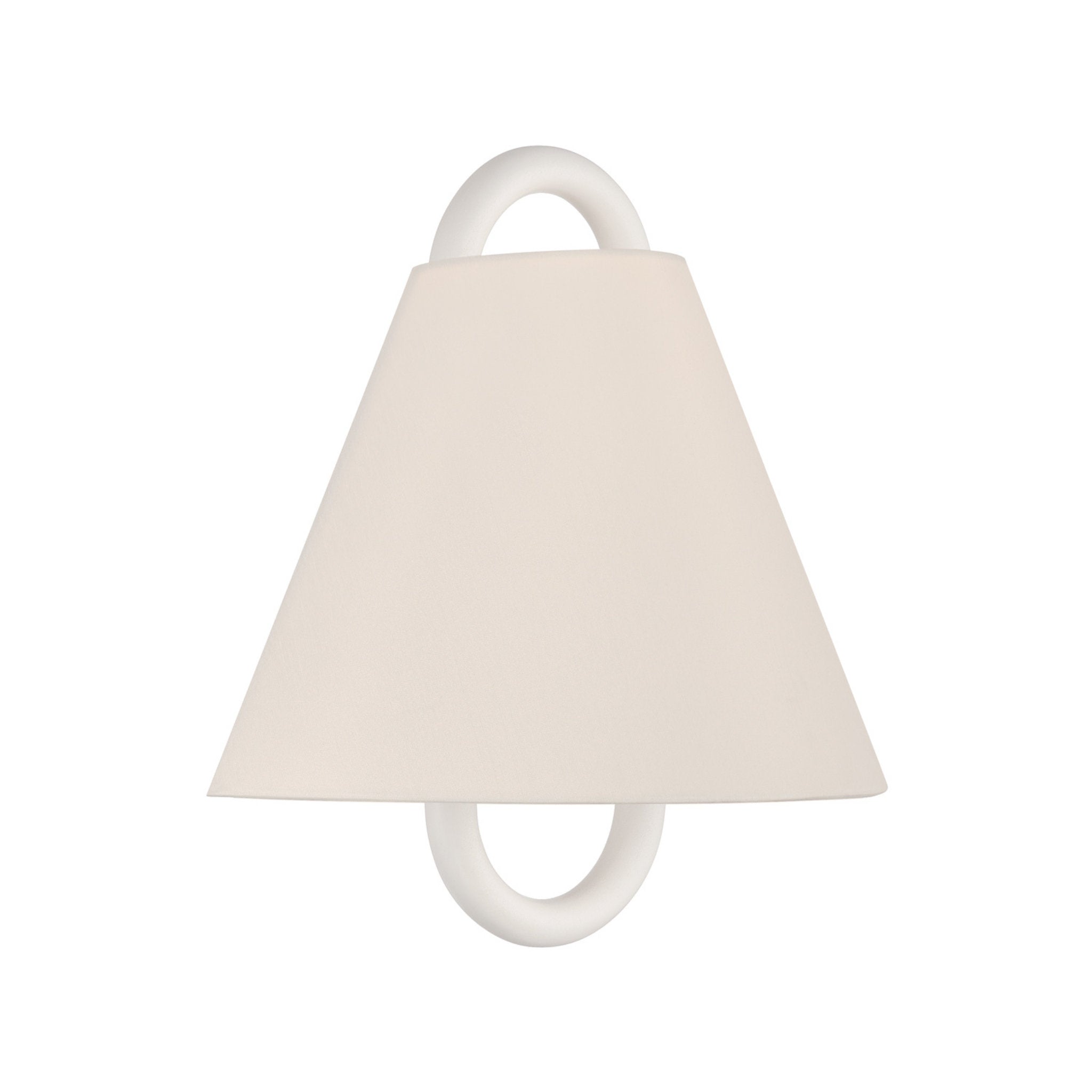 Jojo 11.75'' Vibrant Gold + Matte White Sconce White 11.75"W x 12.5"H x 5"D