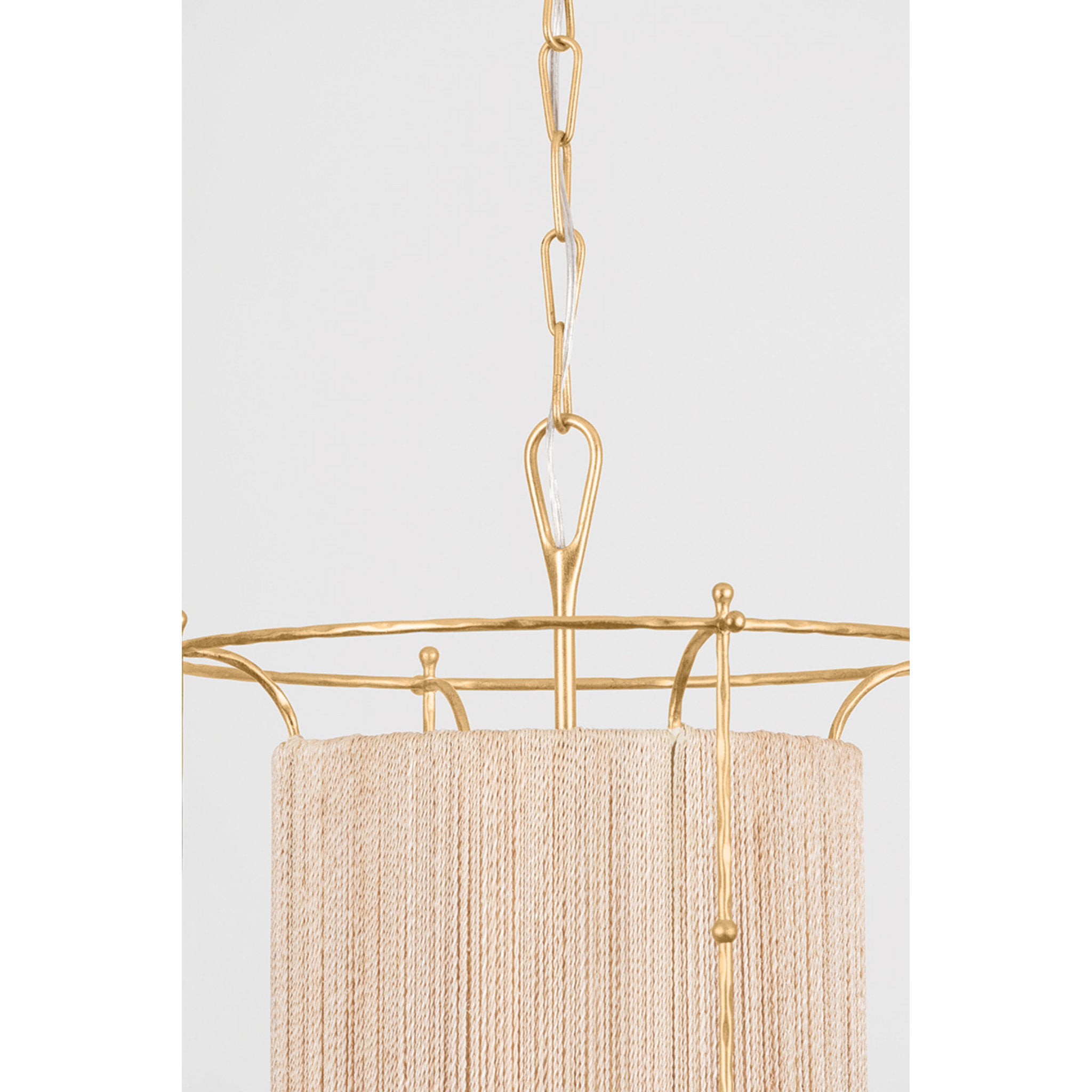 Jones Point 1-Light Lantern in Vintage Gold Leaf 20W x 32.25H