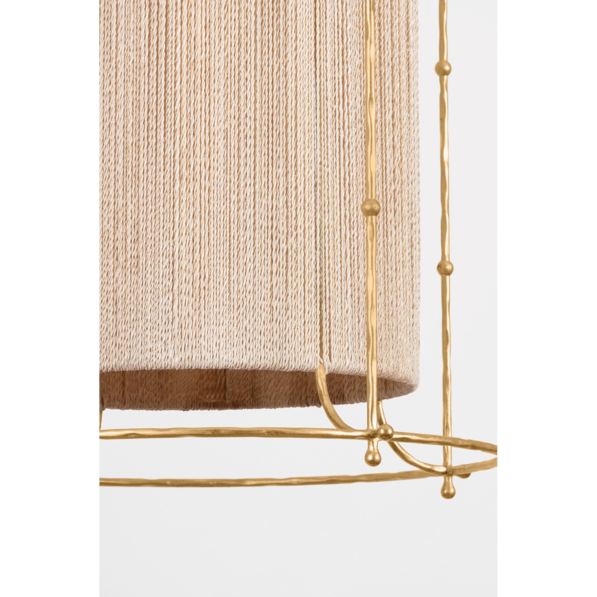 Jones Point 1-Light Lantern in Vintage Gold Leaf 20W x 32.25H