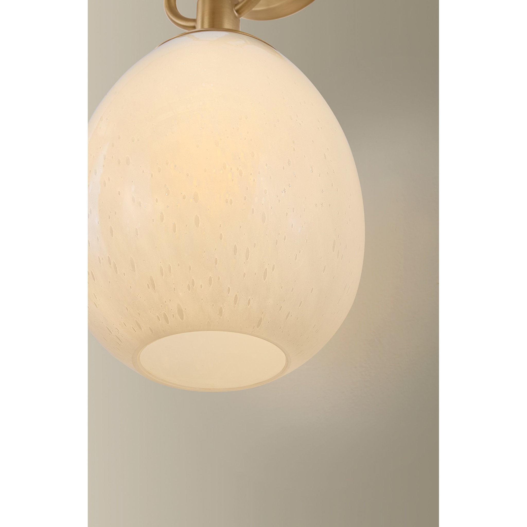 Jove 1-Light Wall Sconce in Patina Brass 7W x 17.25H