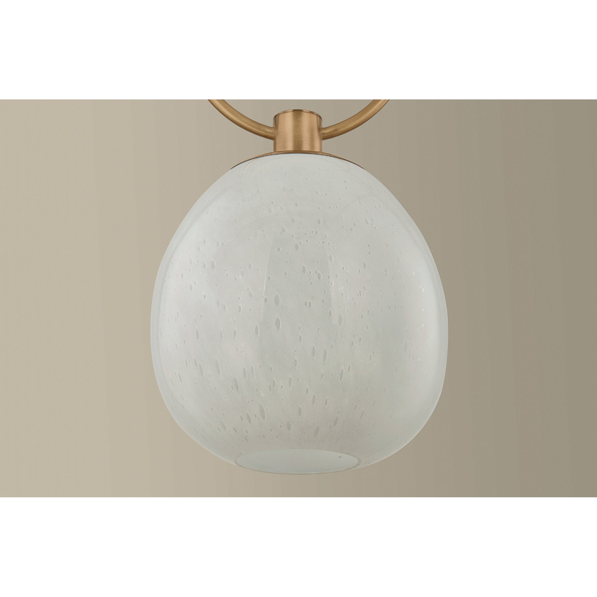 Jove 1-Light Pendant in Patina Brass 10.25W x 16.25H