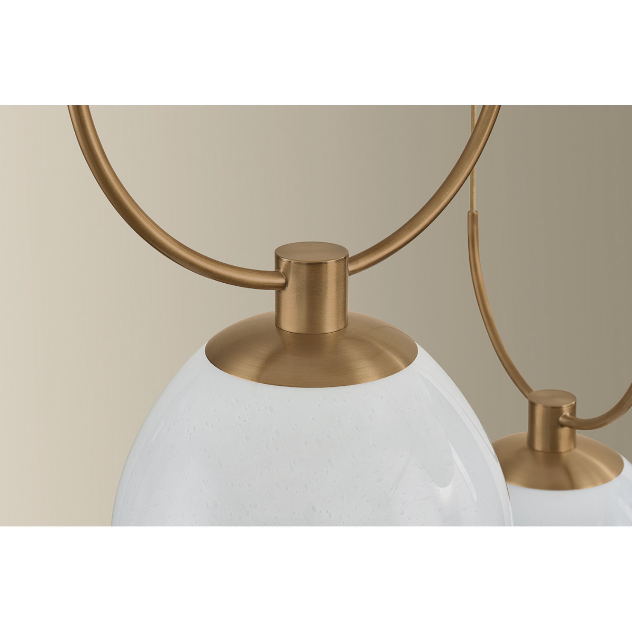 Jove 3-Light Chandelier in Patina Brass 35.5W x 18.5H