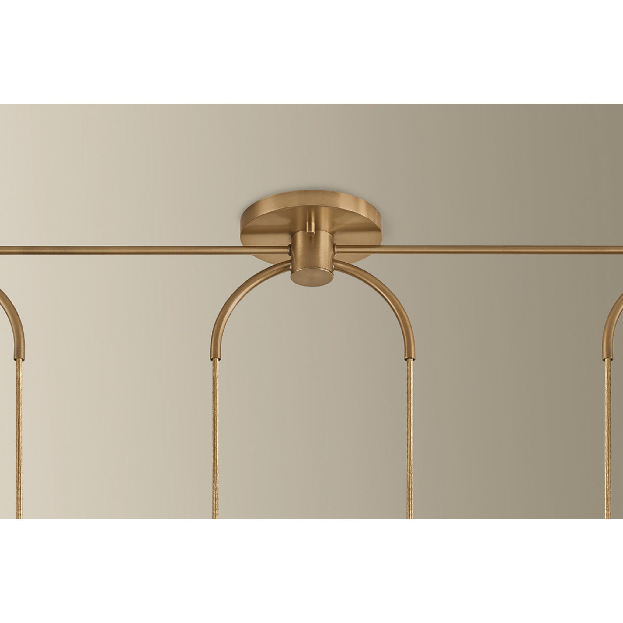 Jove 4-Light Linear in Patina Brass 10.25L x 58W x 16.5H
