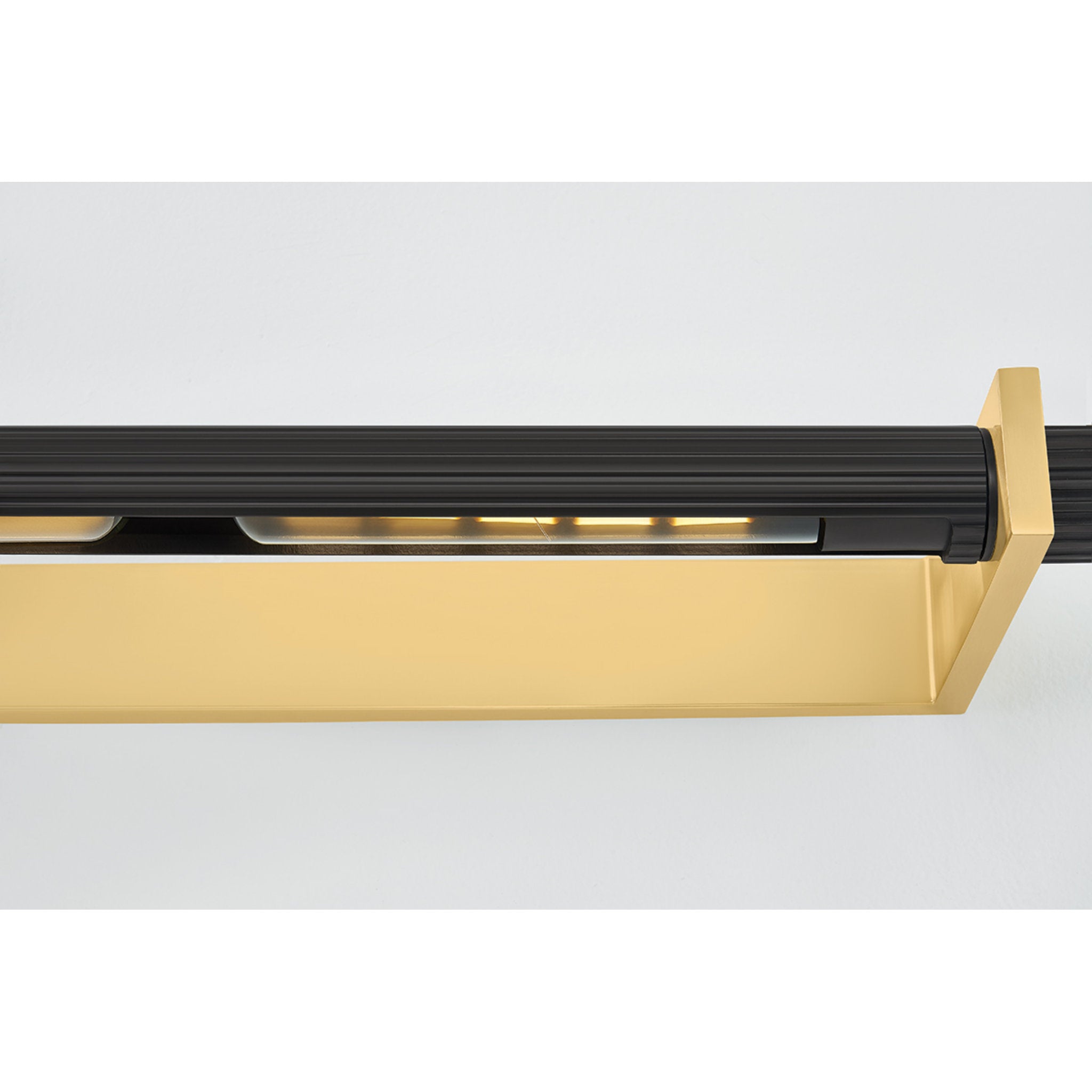 Judd 2-Light Picture Light in Aged Brass 26.5W x 2.5H (1327-AGB/DB)