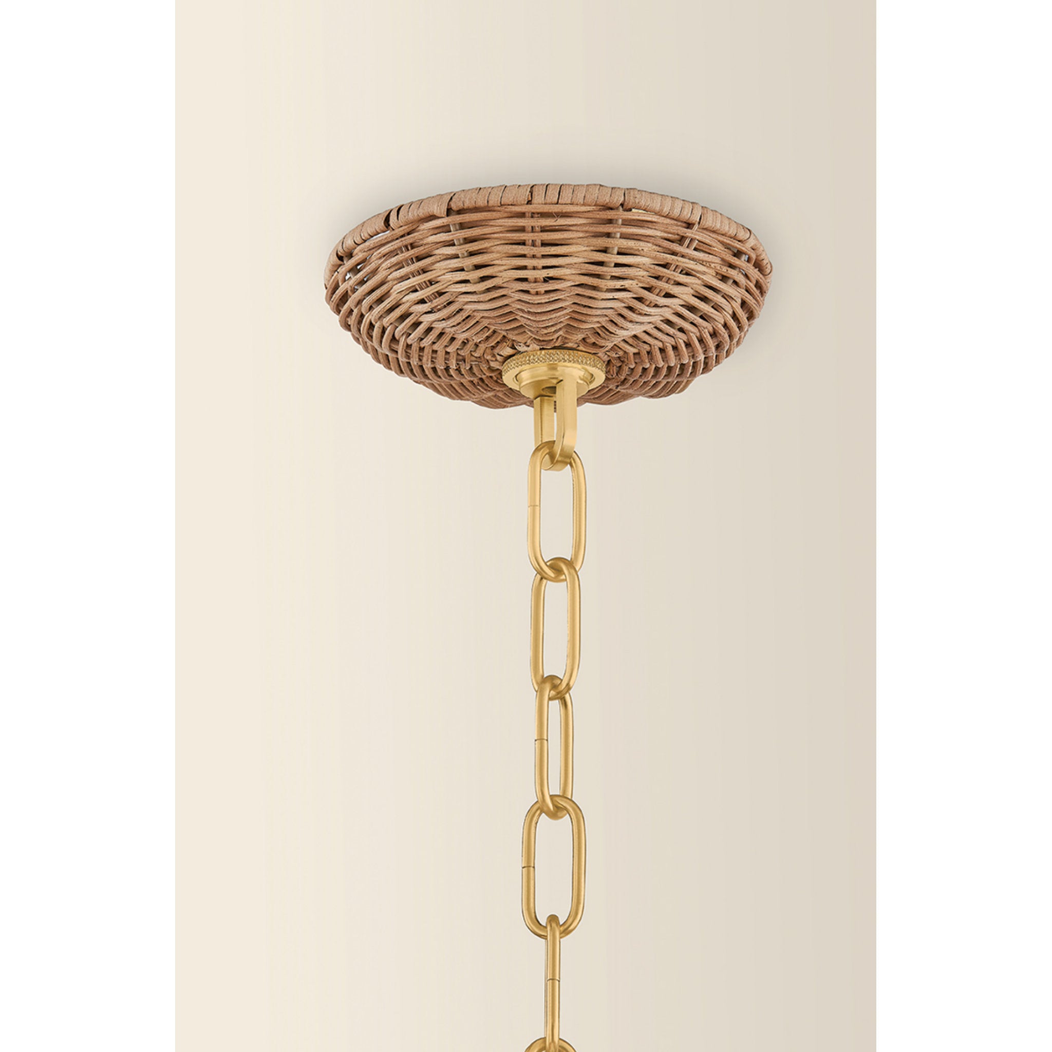 Kehlani 5-Light Chandelier in Aged Brass 32.5W x 19.75H