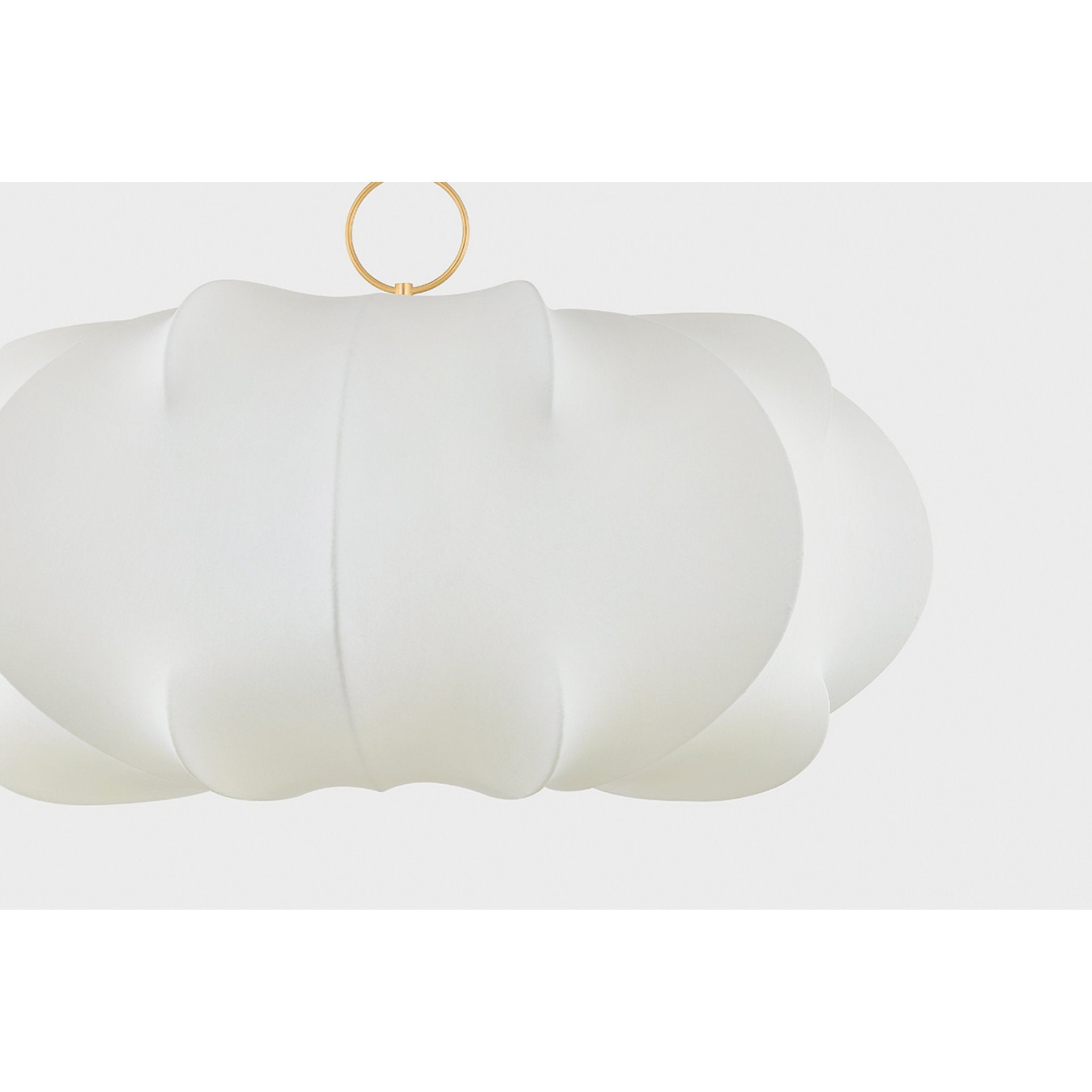 Keilah 1-Light Pendant in Aged Brass 36W x 21.25H