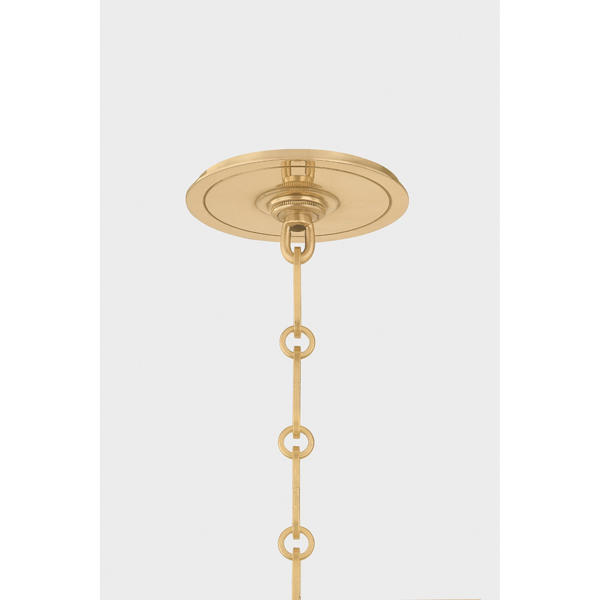 Kensington 5-Light Chandelier in Aged Brass by Mark D. Sikes 27.5W x 20.25H