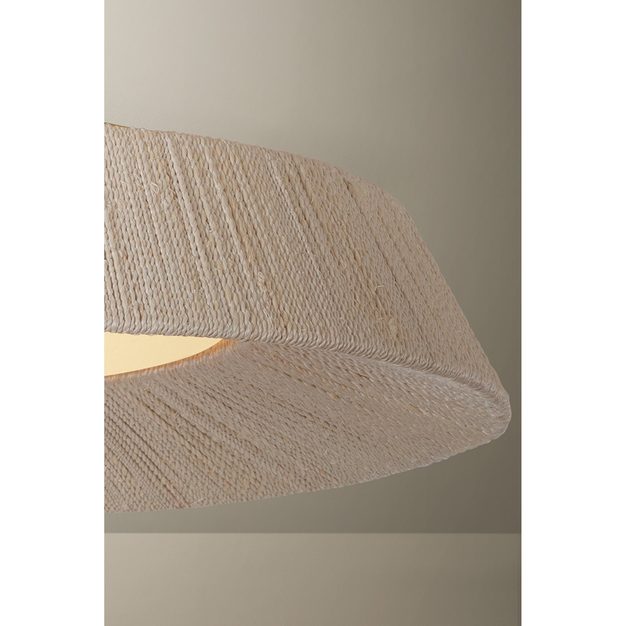 Kenton 1-Light Flush Mount in Vintage Gold Leaf 24W x 5H