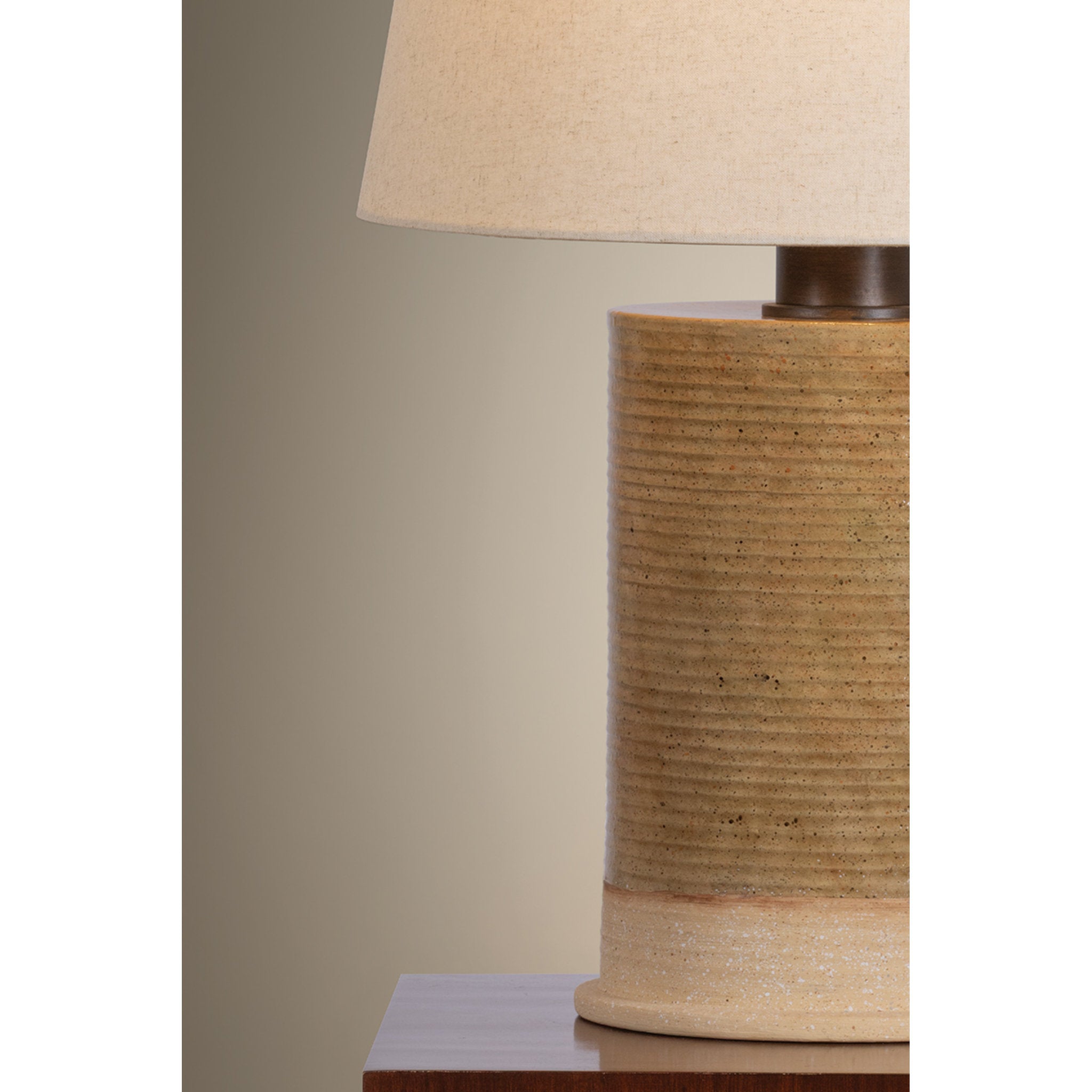Kerwin 1-Light Table Lamp in Bronze Leaf 16W x 28H