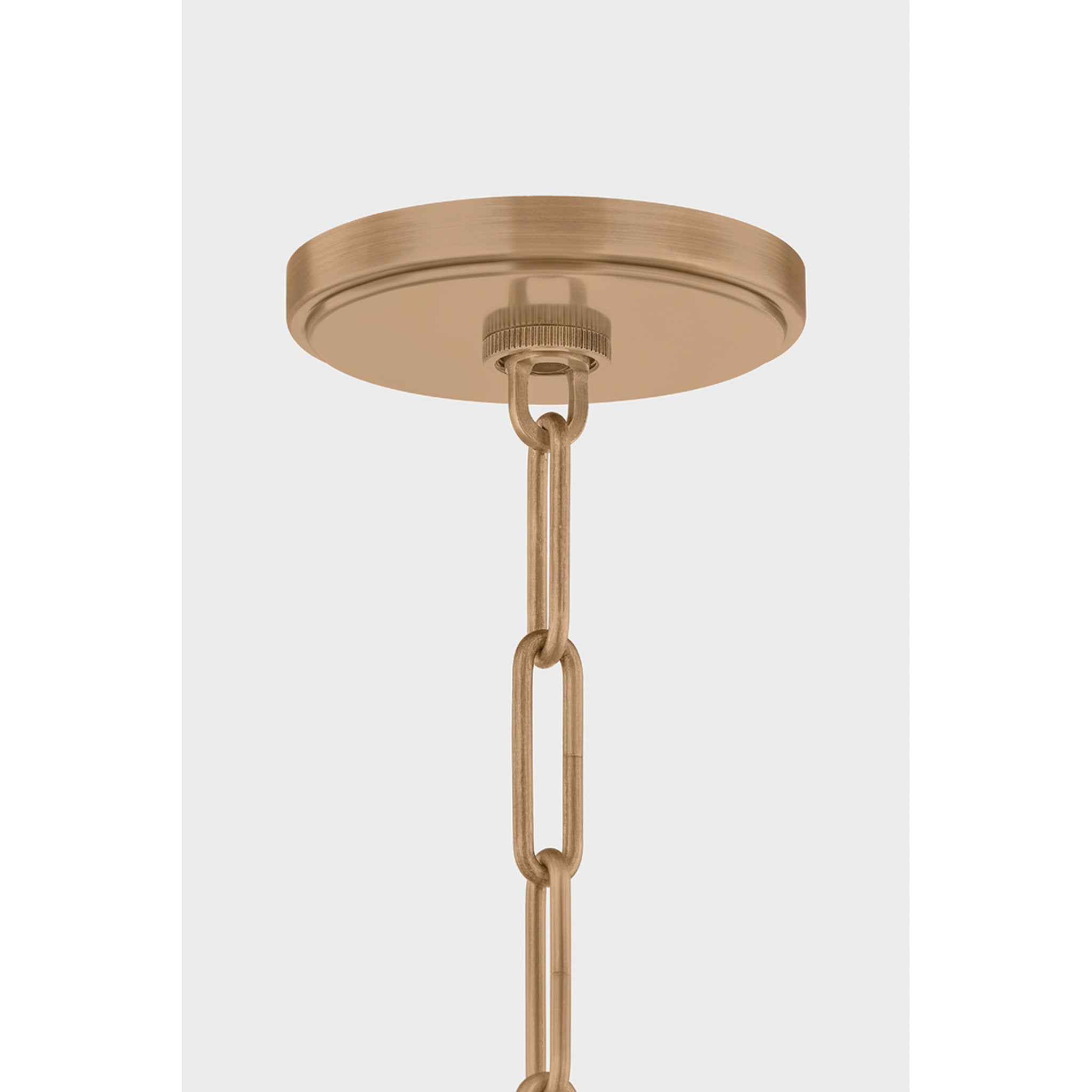Kori 1-Light Pendant in Patina Brass 15.75W x 22H