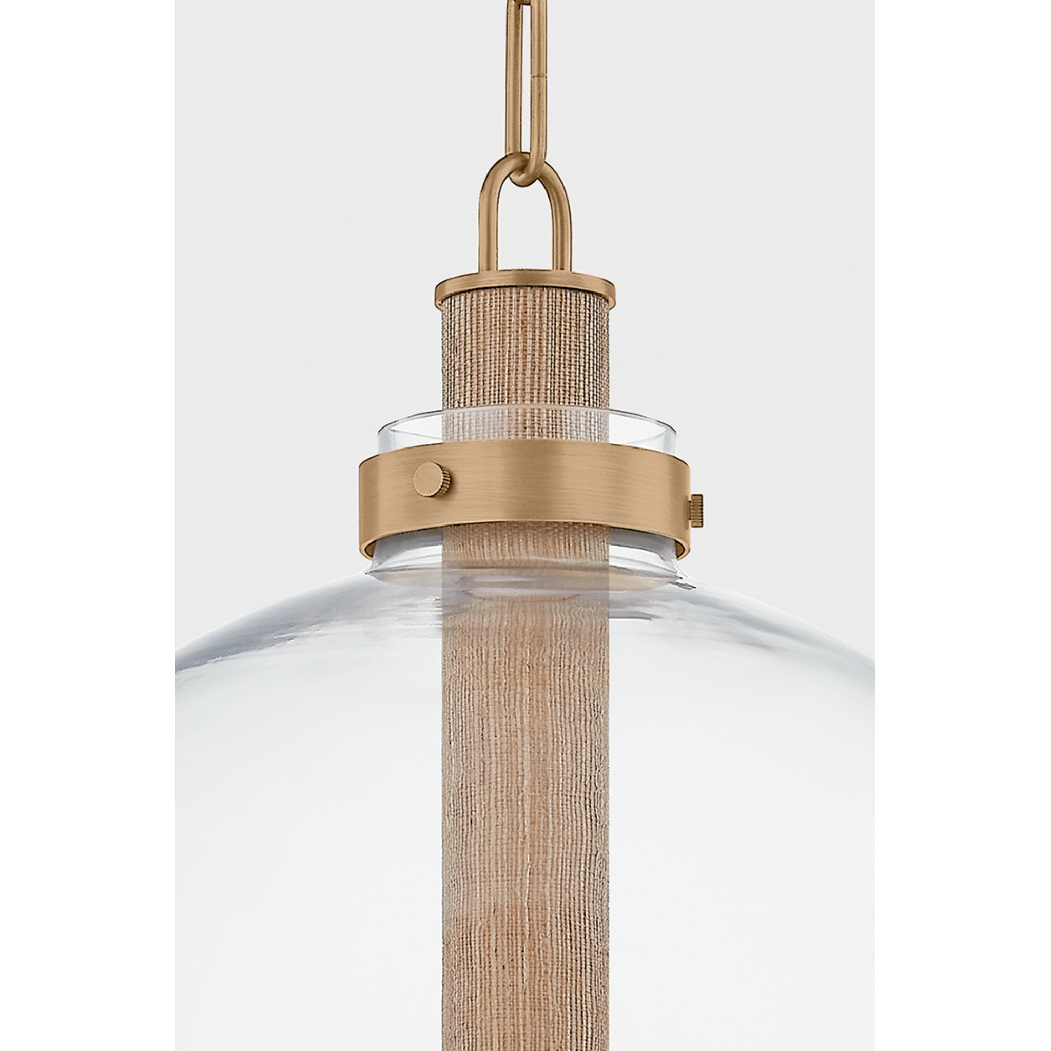Kori 1-Light Pendant in Patina Brass 15.75W x 22H