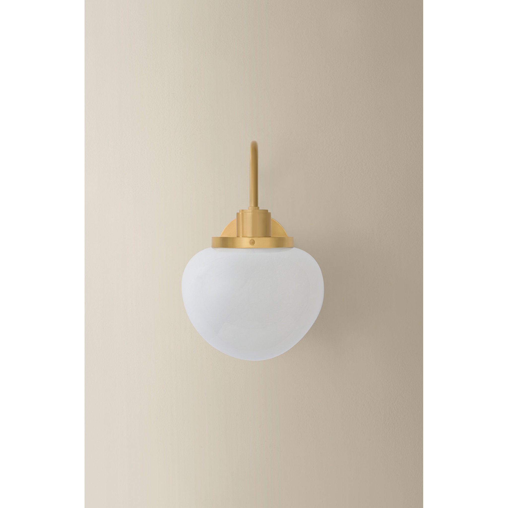 Kristen 1-Light Wall Sconce in Aged Brass 10.75L x 8W x 12.75H