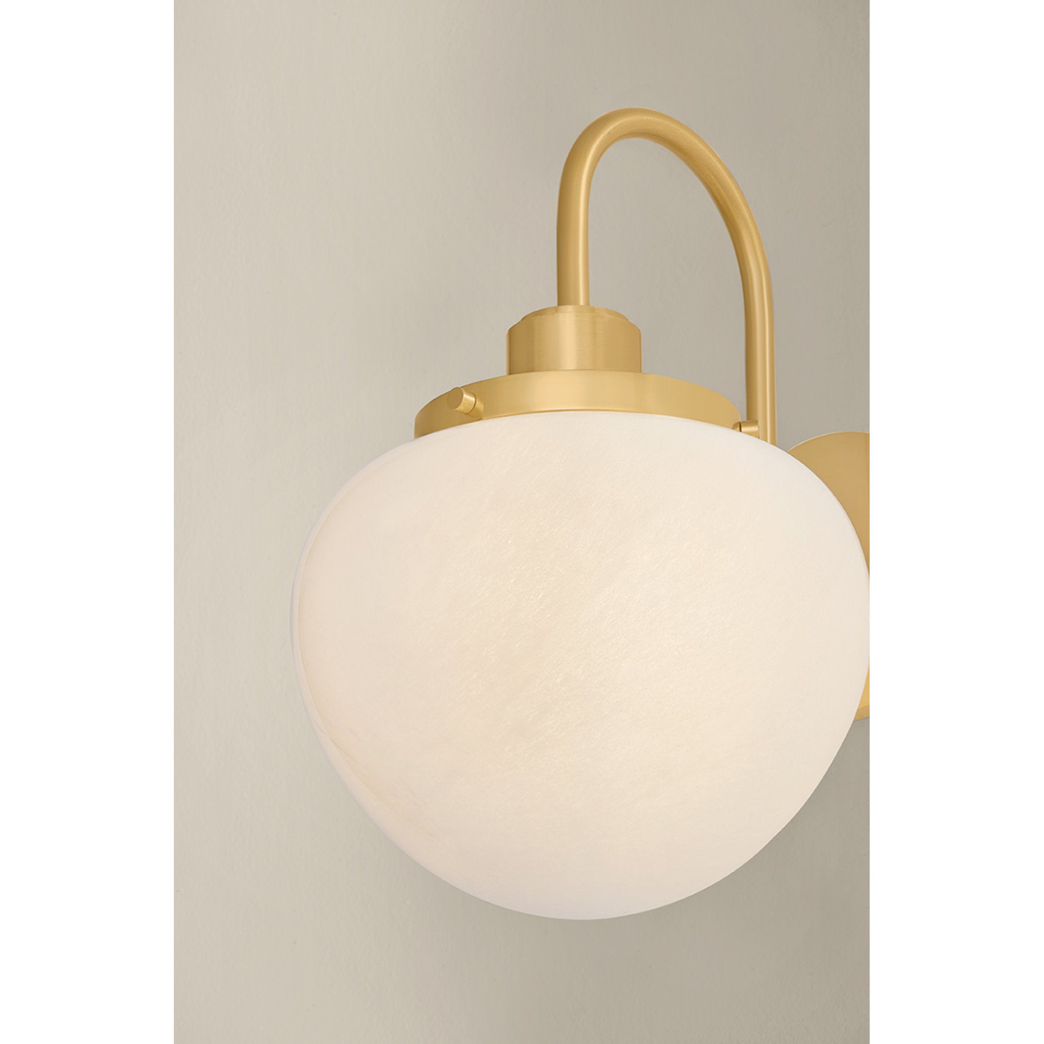 Kristen 1-Light Wall Sconce in Aged Brass 10.75L x 8W x 12.75H