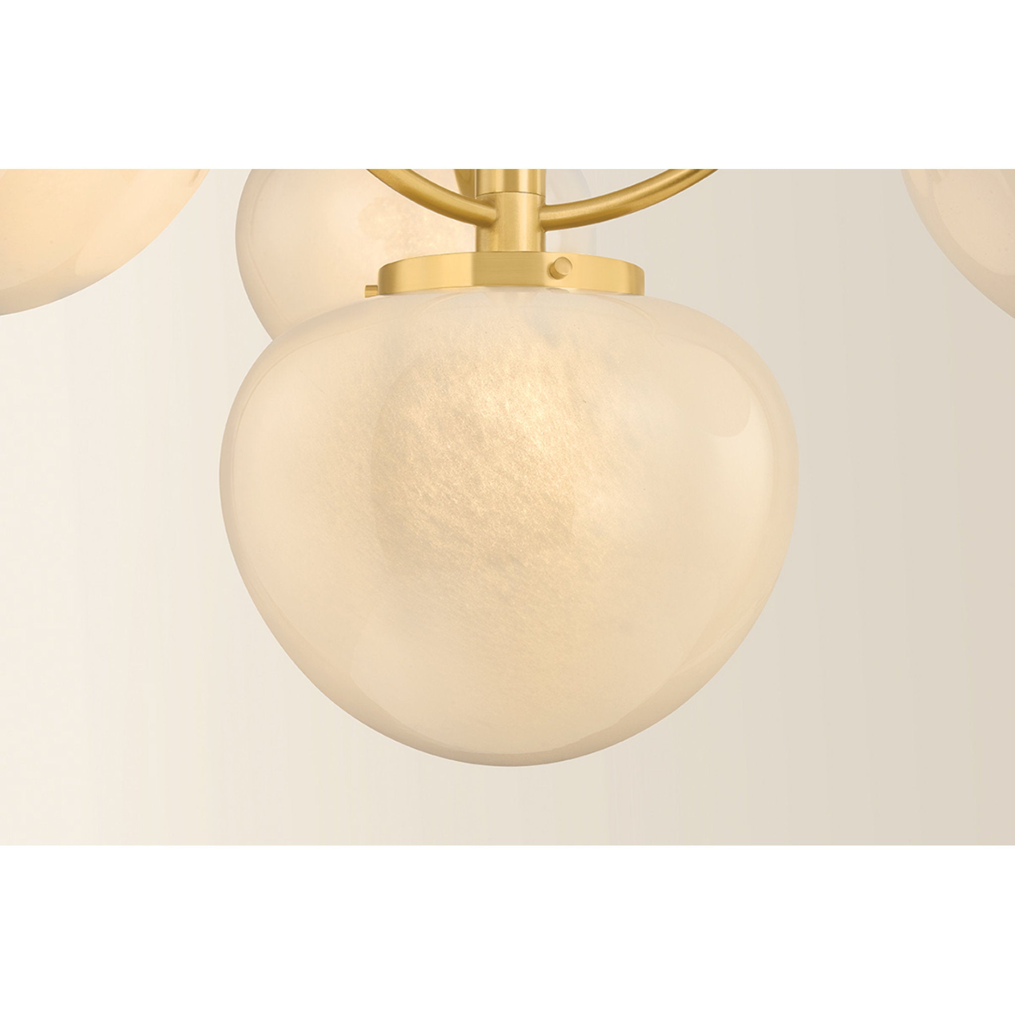Kristen 4-Light Chandelier in Aged Brass 29.75W x 17H