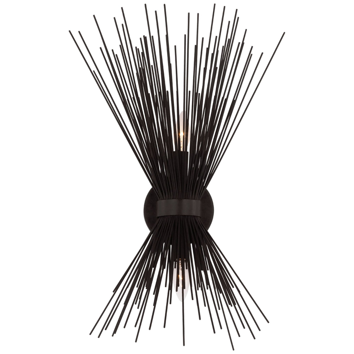 Kelly Wearstler Strada Medium Sconce in Aged Iron W8" x H25" x E4.75"