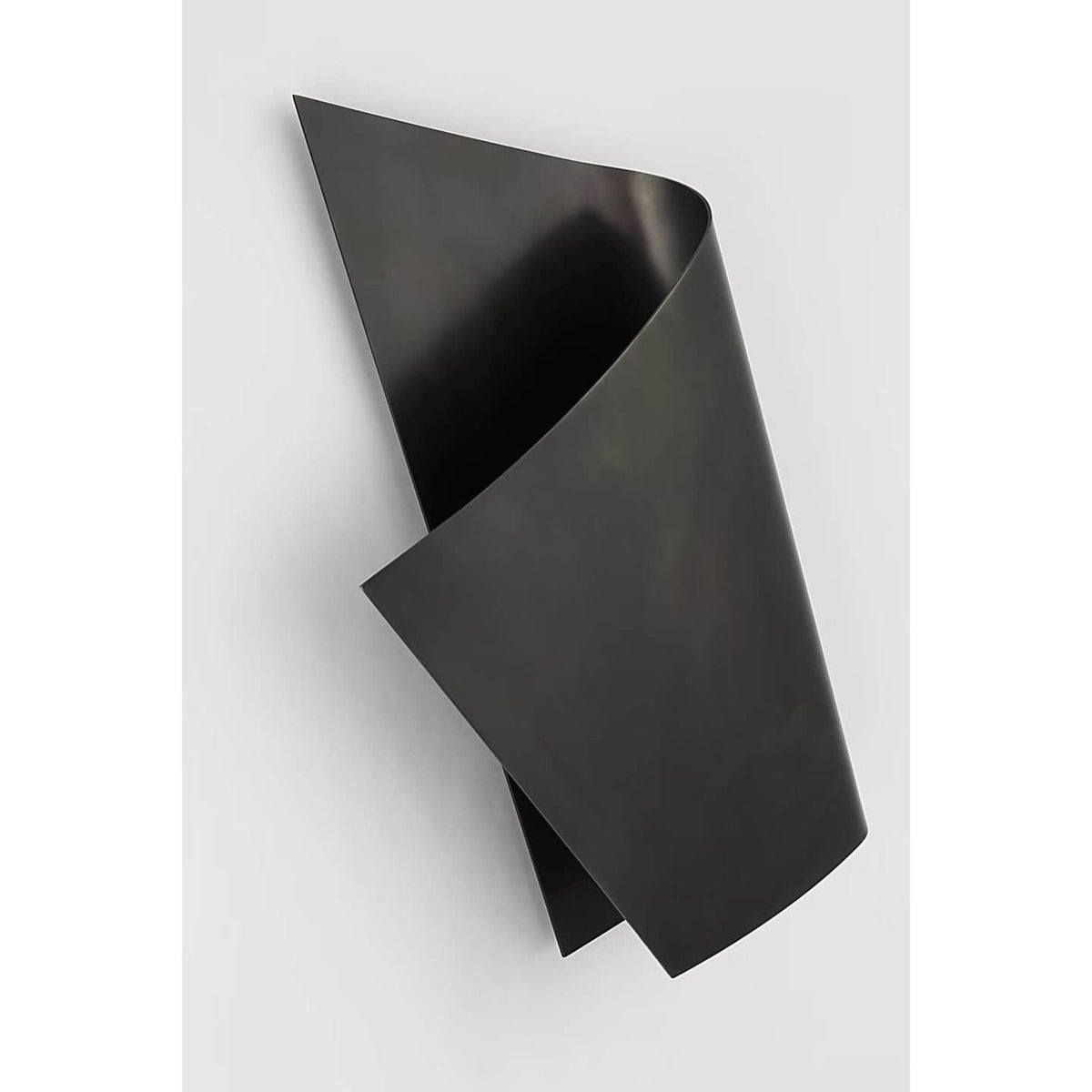 Kelly Wearstler Piel Left Wrapped Sconce in Bronze W11.75" x H19" x E4"