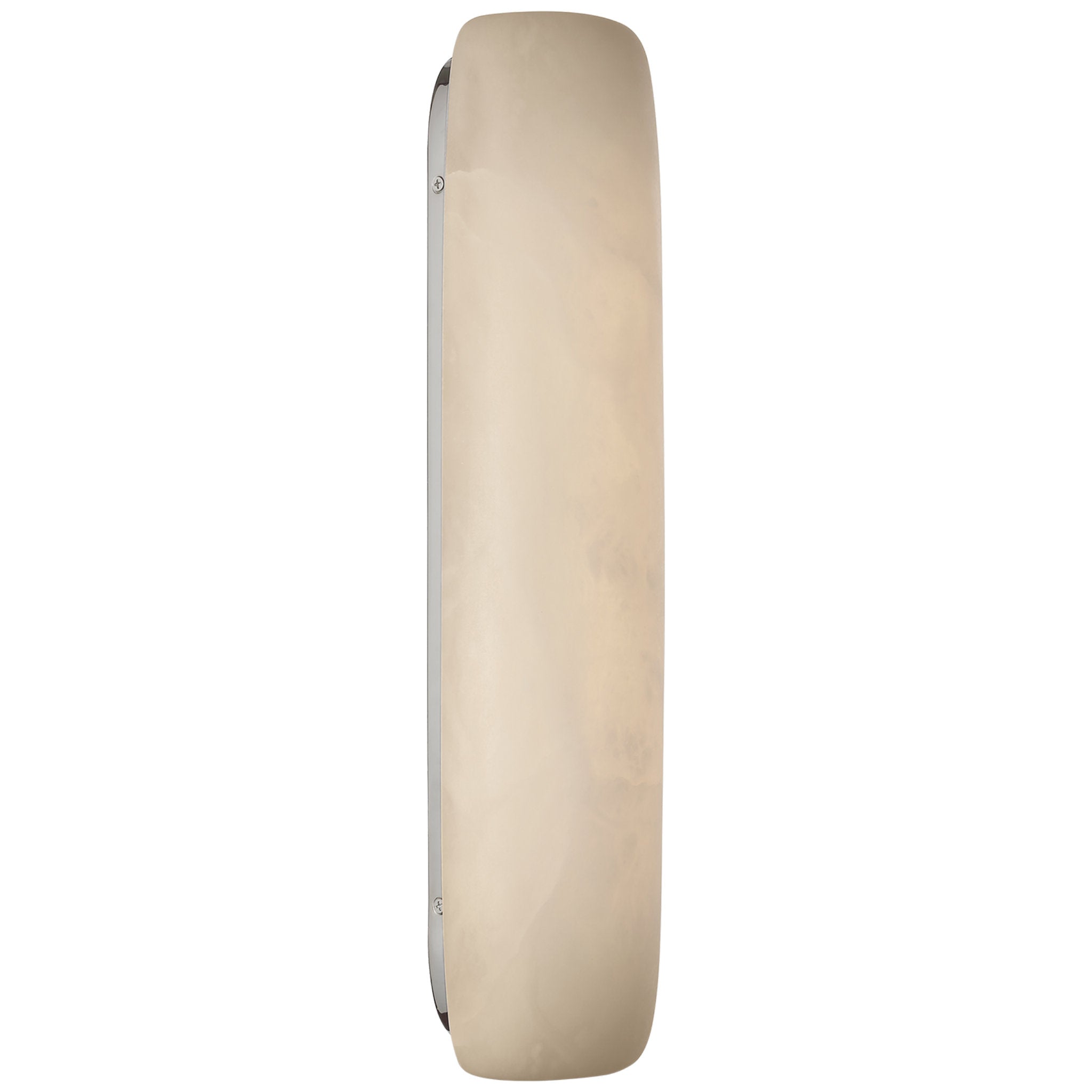 Kelly Wearstler Formosa 20" Linear Sconce in Alabaster and Polished Nickel Wall Light W4.75" x H19.75"