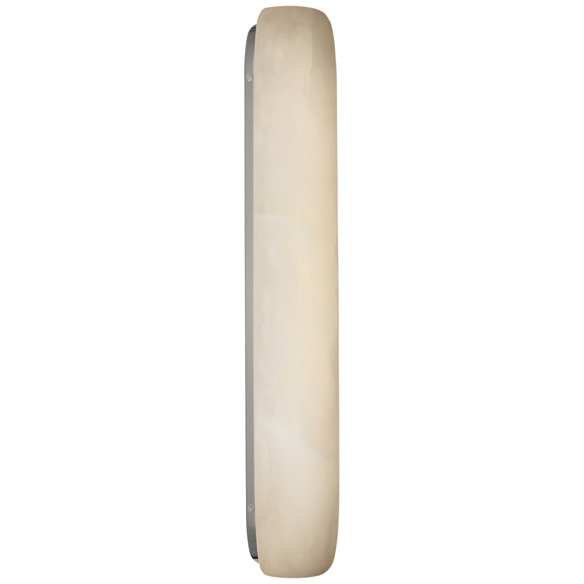 Kelly Wearstler Formosa 26" Linear Sconce in Alabaster and Polished Nickel Wall Light W4.75" x H25.75"