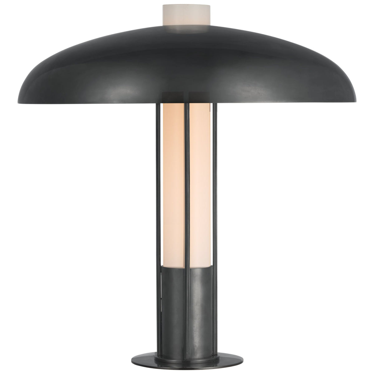 Kelly Wearstler Troye Medium Table Lamp in Bronze with Bronze Shade W18" x H19"