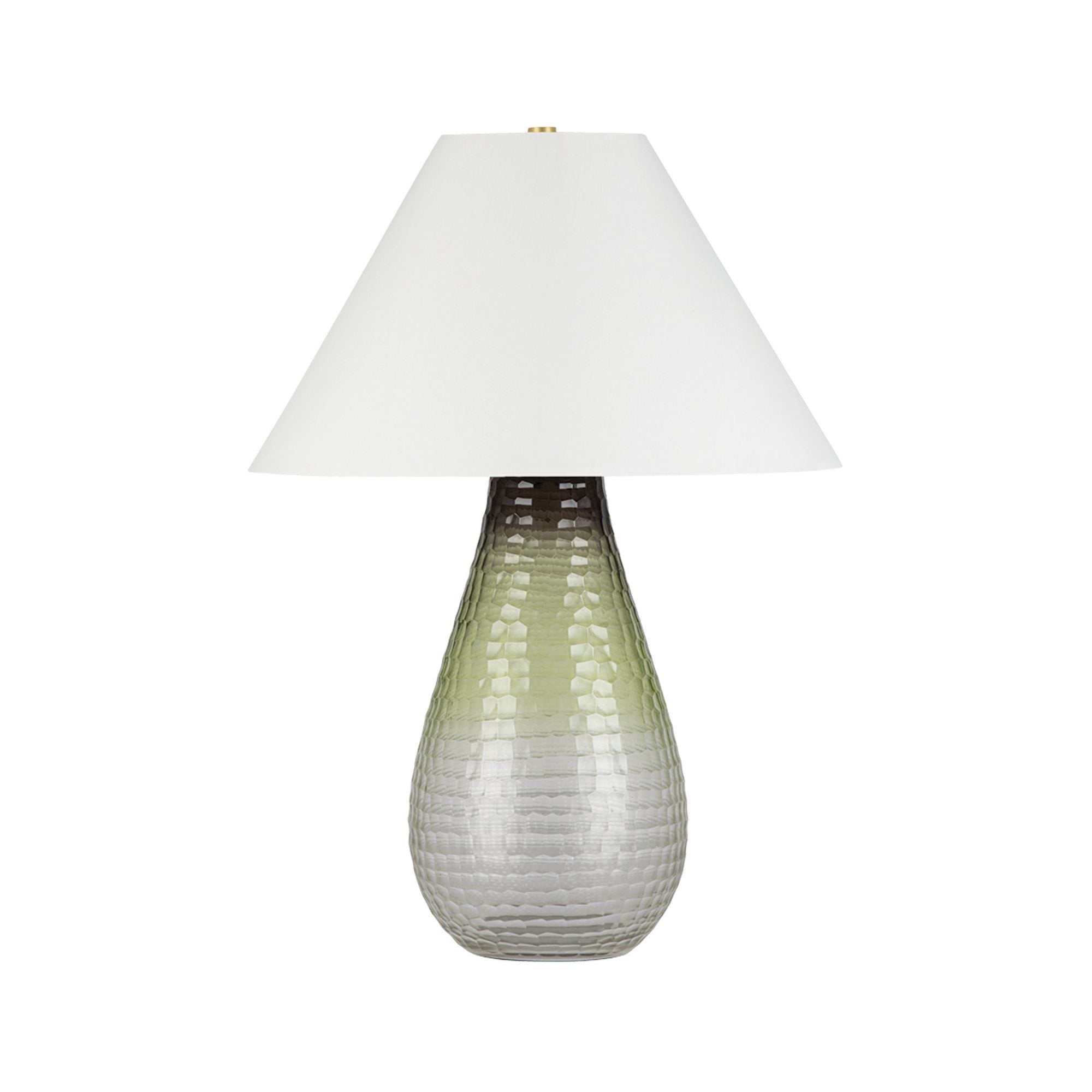 Mulberry 1-Light Table Lamp in Aged Brass 20W x 27.75H