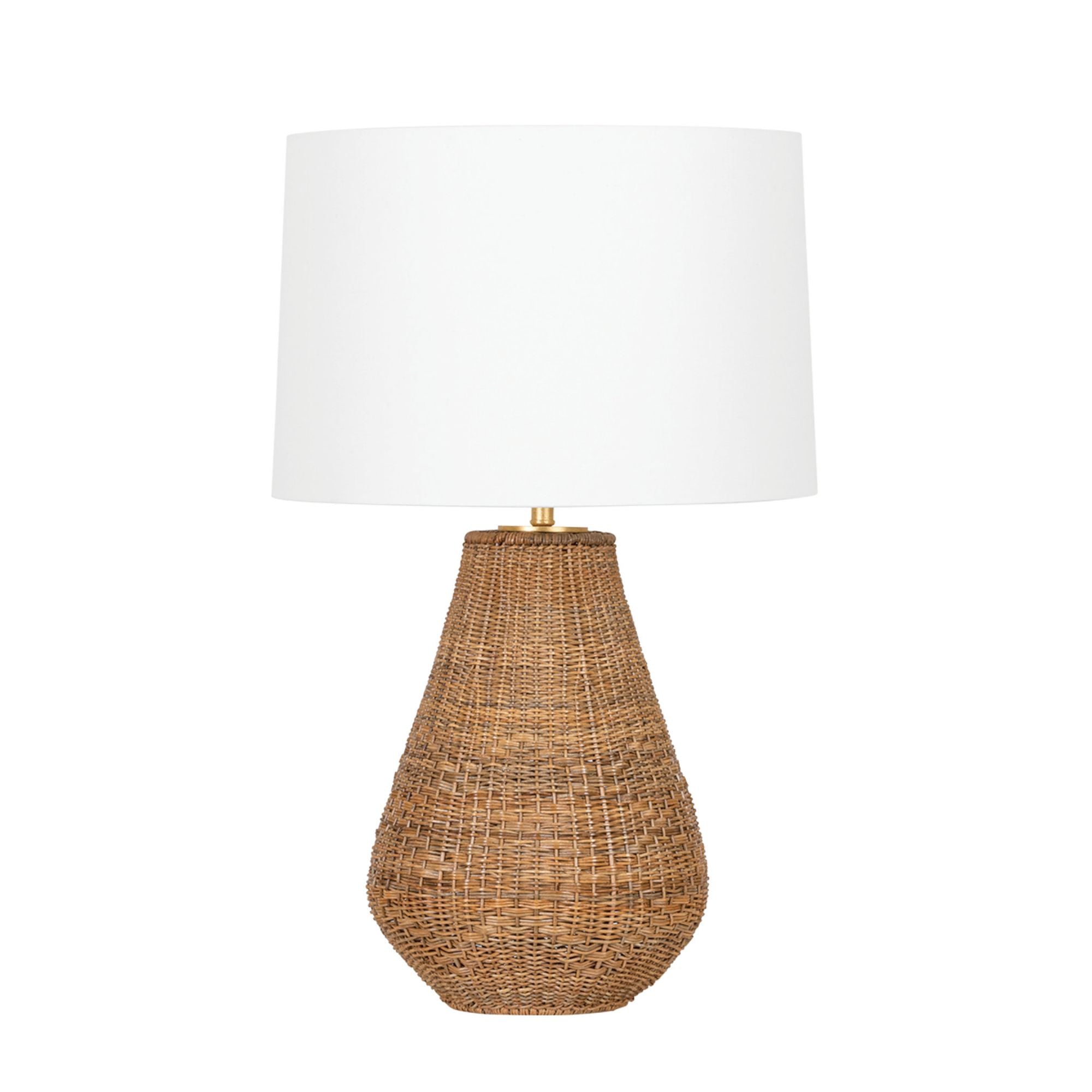 Eastbridge 1-Light Table Lamp in Vintage Gold Leaf 18W x 29H