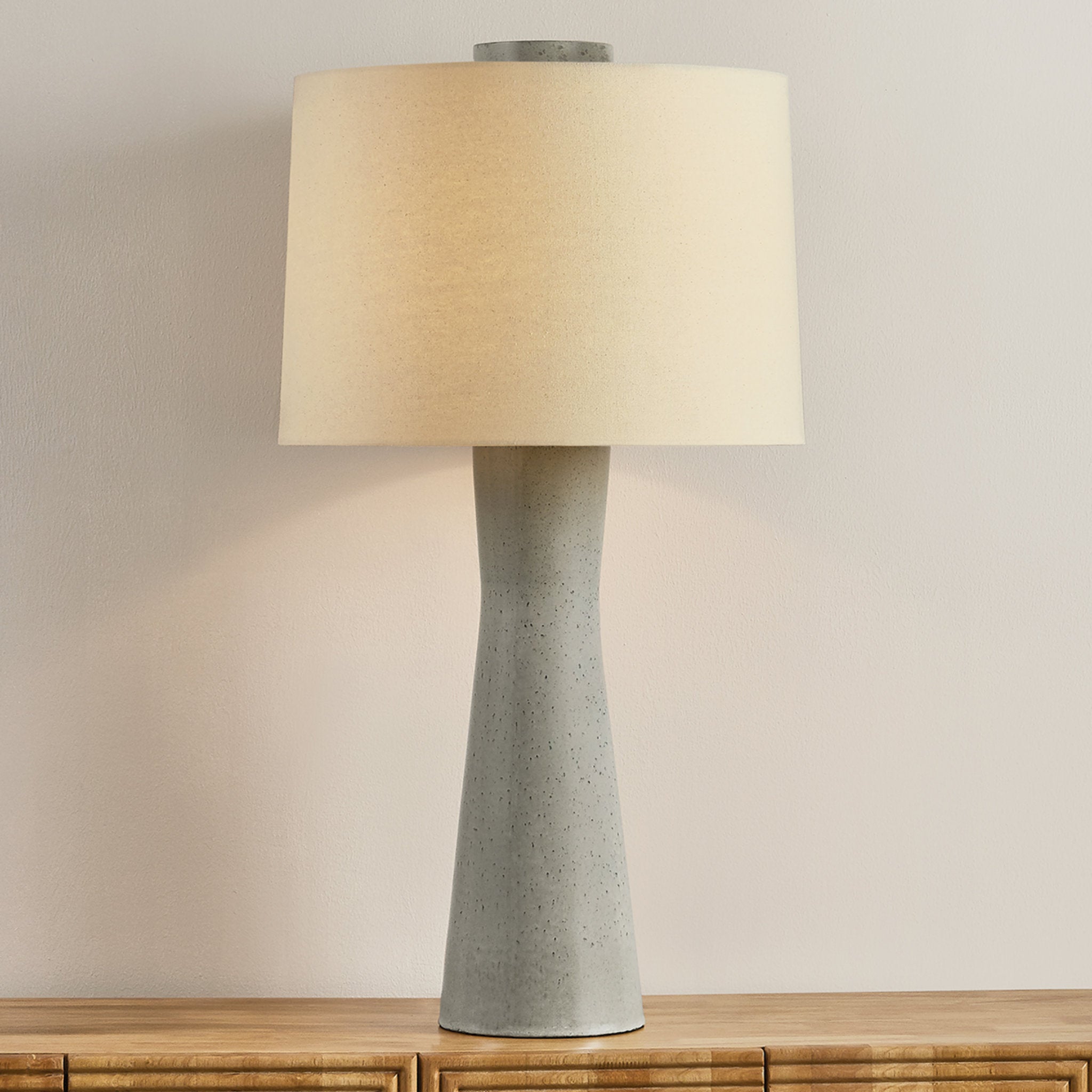 Havelock 1-Light Table Lamp in Aged Brass 17.75W x 32.5H