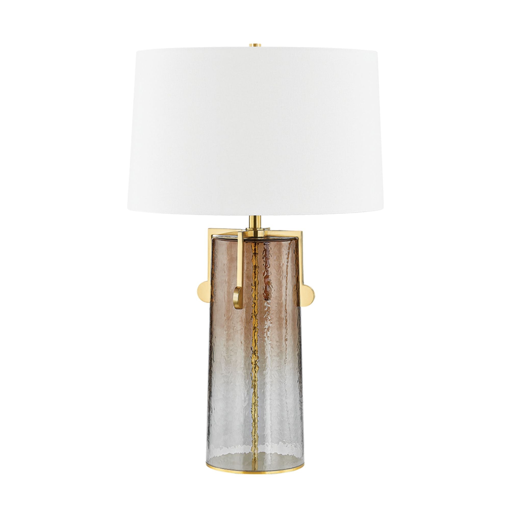 Wildwood 1-Light Table Lamp in  Aged Brass 18L x 18W x 29.5H