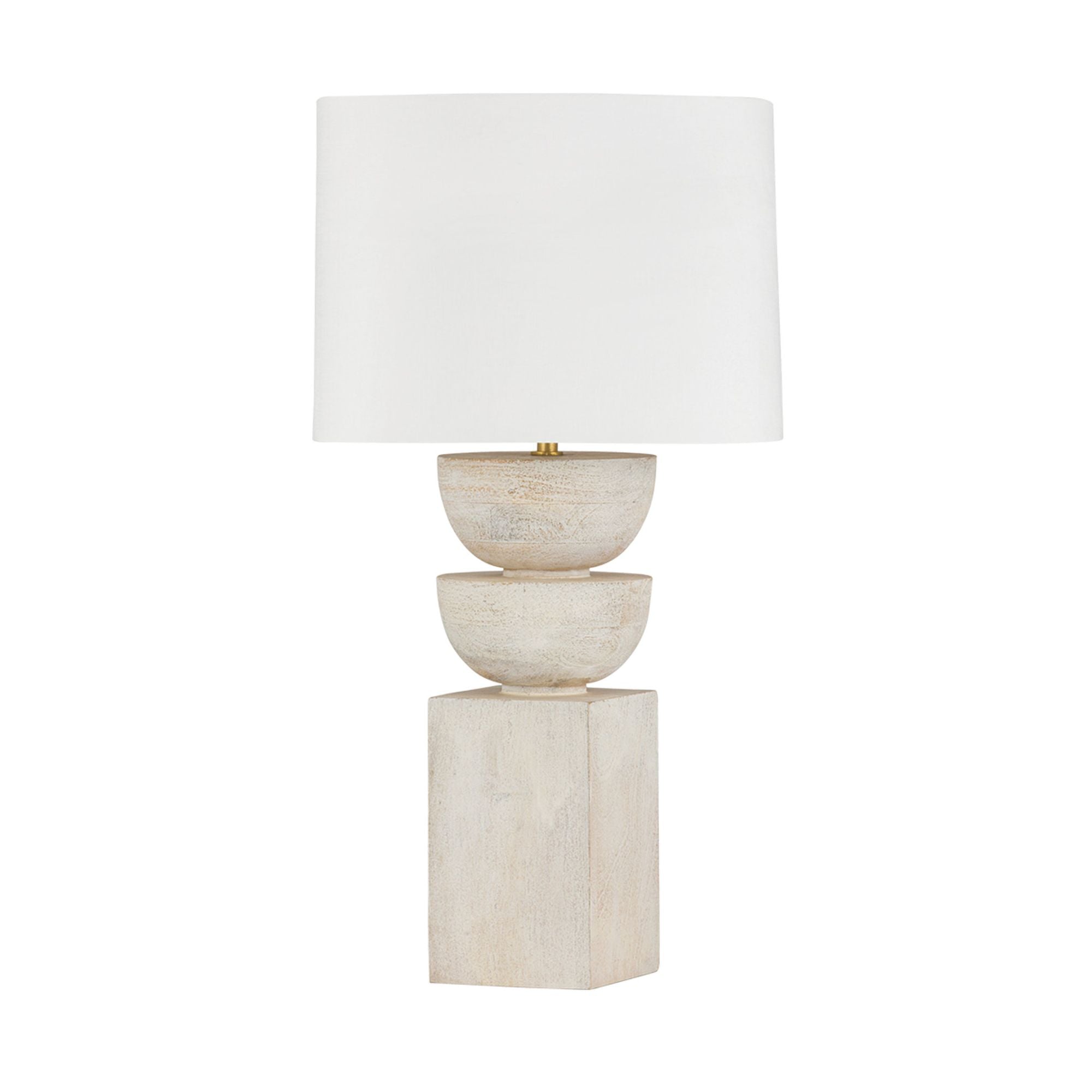 Gardiner 1-Light Table Lamp in Aged Brass 19W x 31H