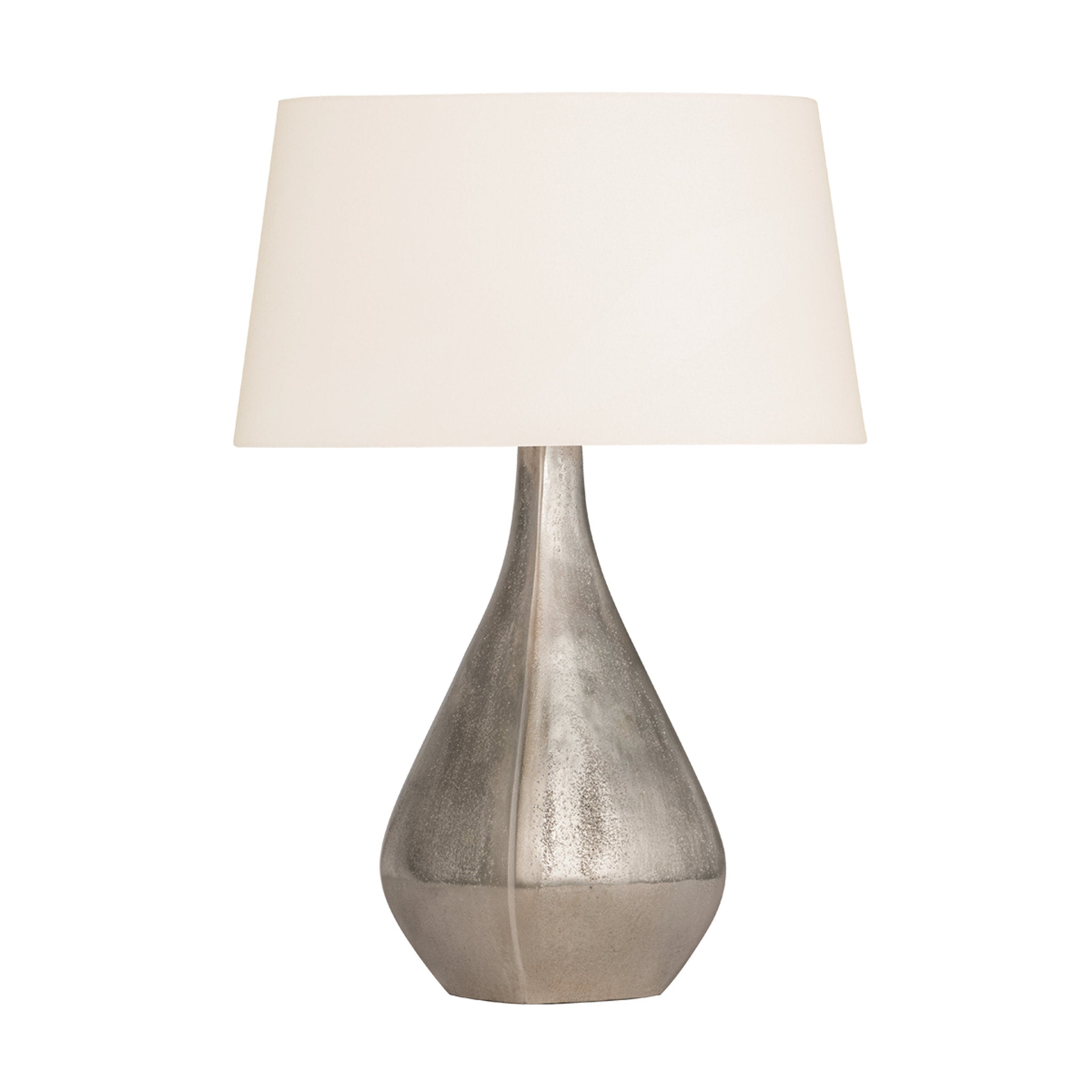 Fieldston 1-Light Table Lamp in Warm Silver 20W x 28.5H