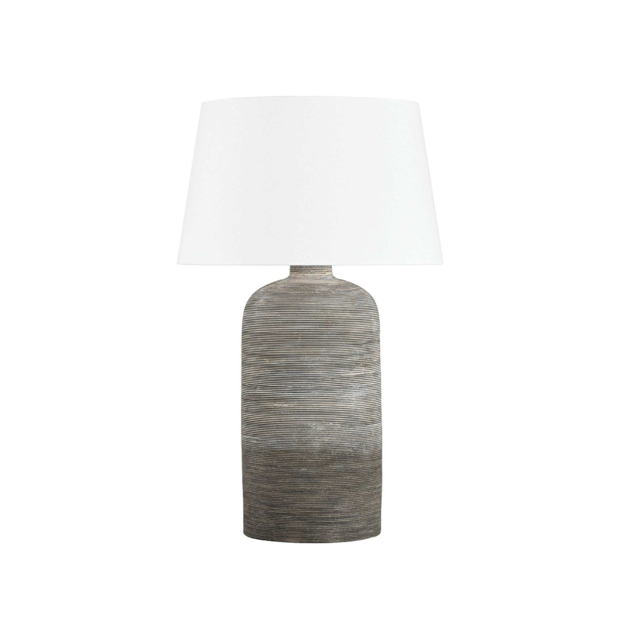 Sutton Manor 1-Light Table Lamp in Aged Brass 19W x 31H