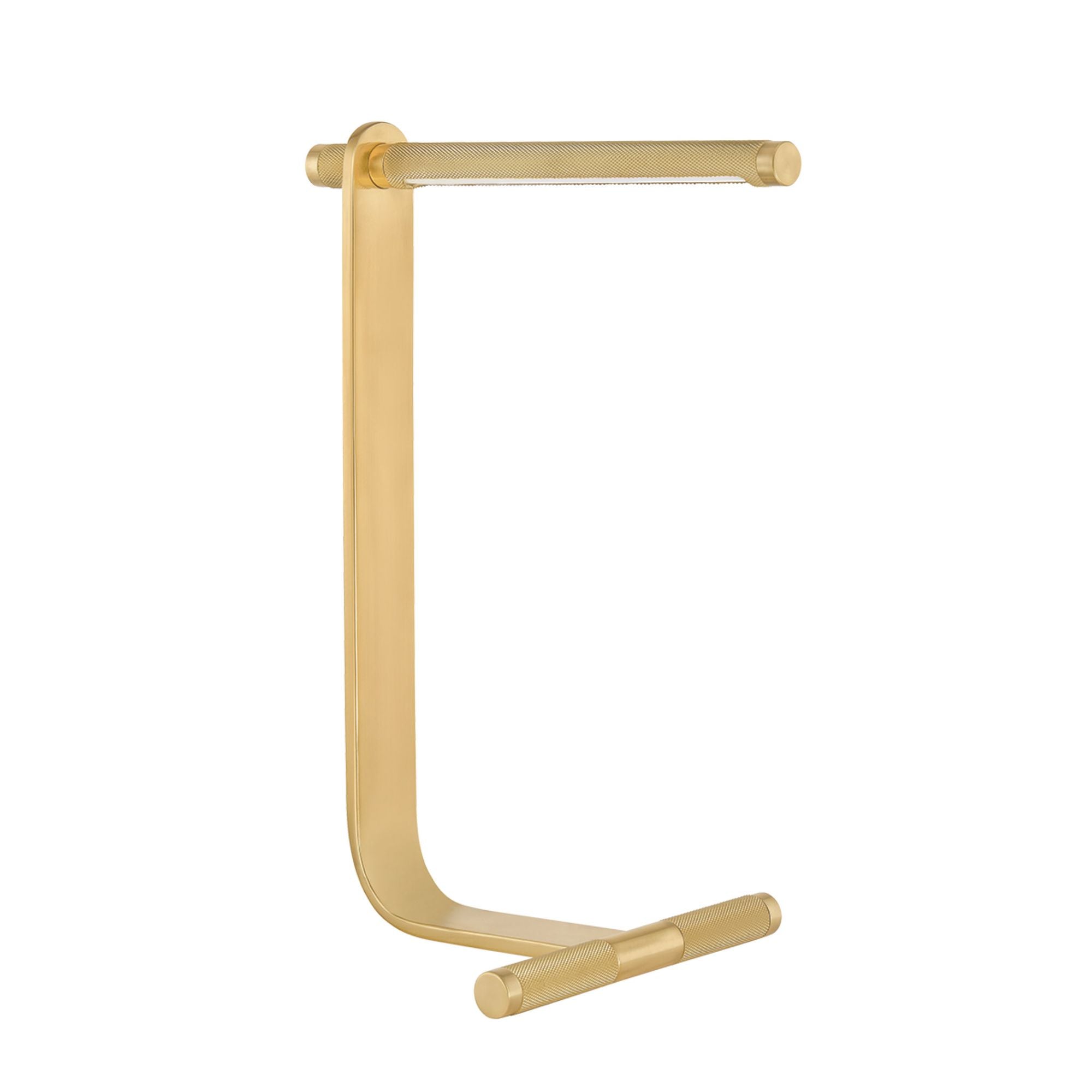 Deptford 1-Light Table Lamp in  Aged Brass 13L x 9W x 18H