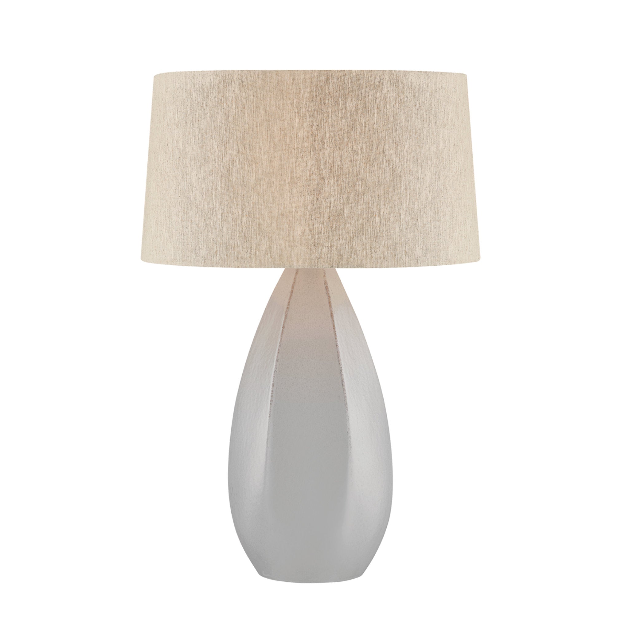 Colwyn 1-Light Table Lamp in Aged Brass 20W x 29.5H (Ceramic Dove White)